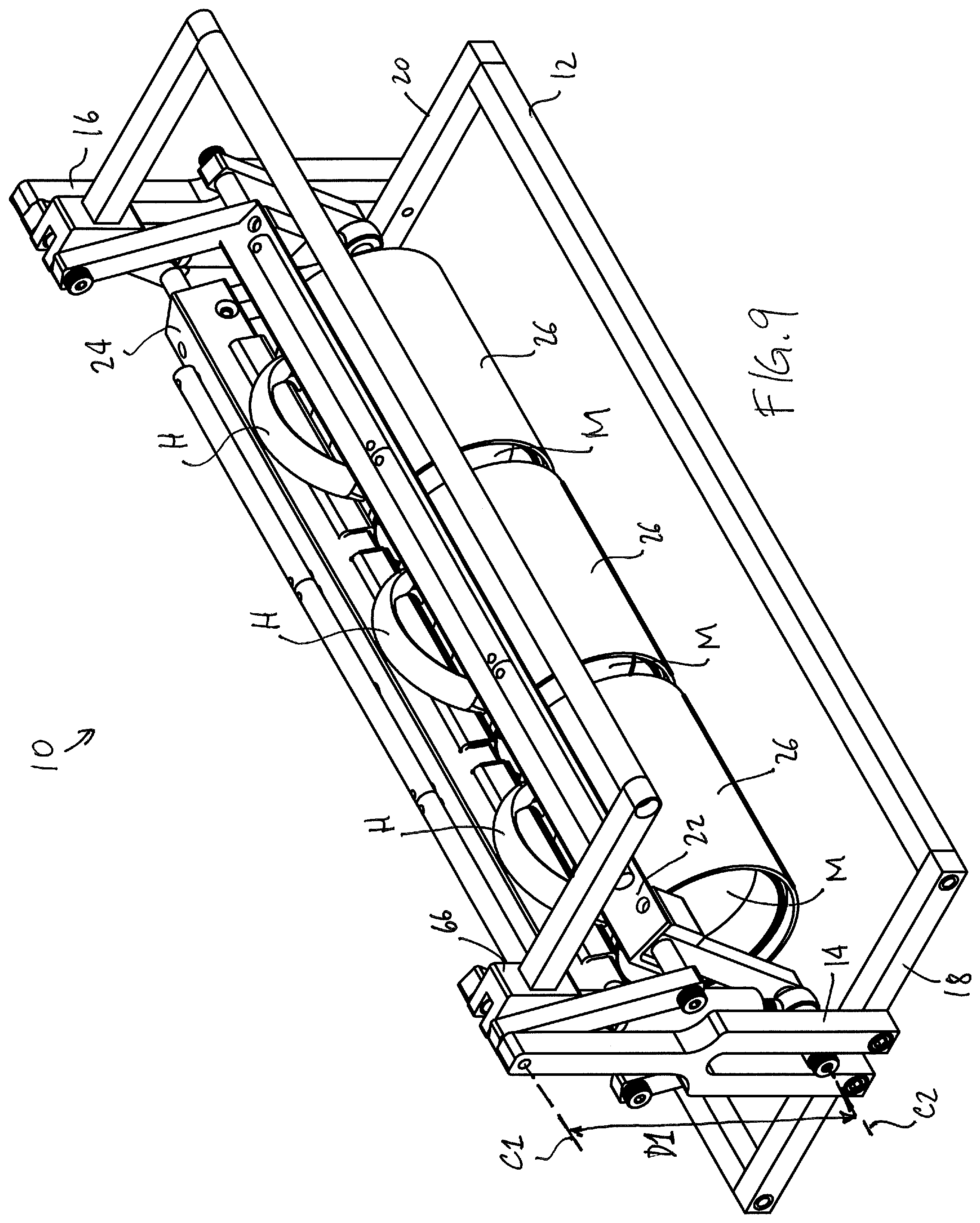 Patent US12325226 Figure 9 – Sling for supporting mugs during sublimation printing