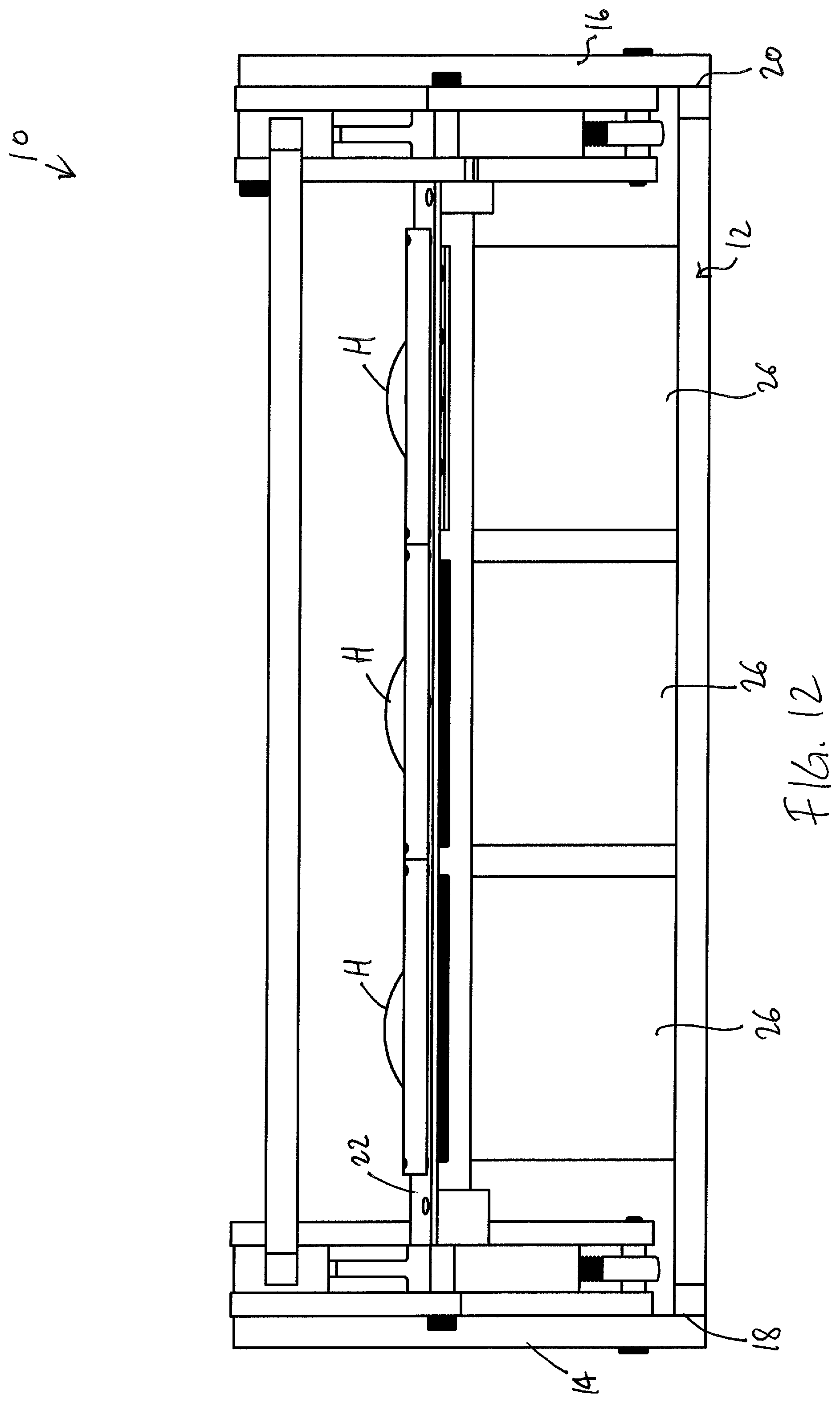 Patent US12325226 Figure 12 – Sling for supporting mugs during sublimation printing