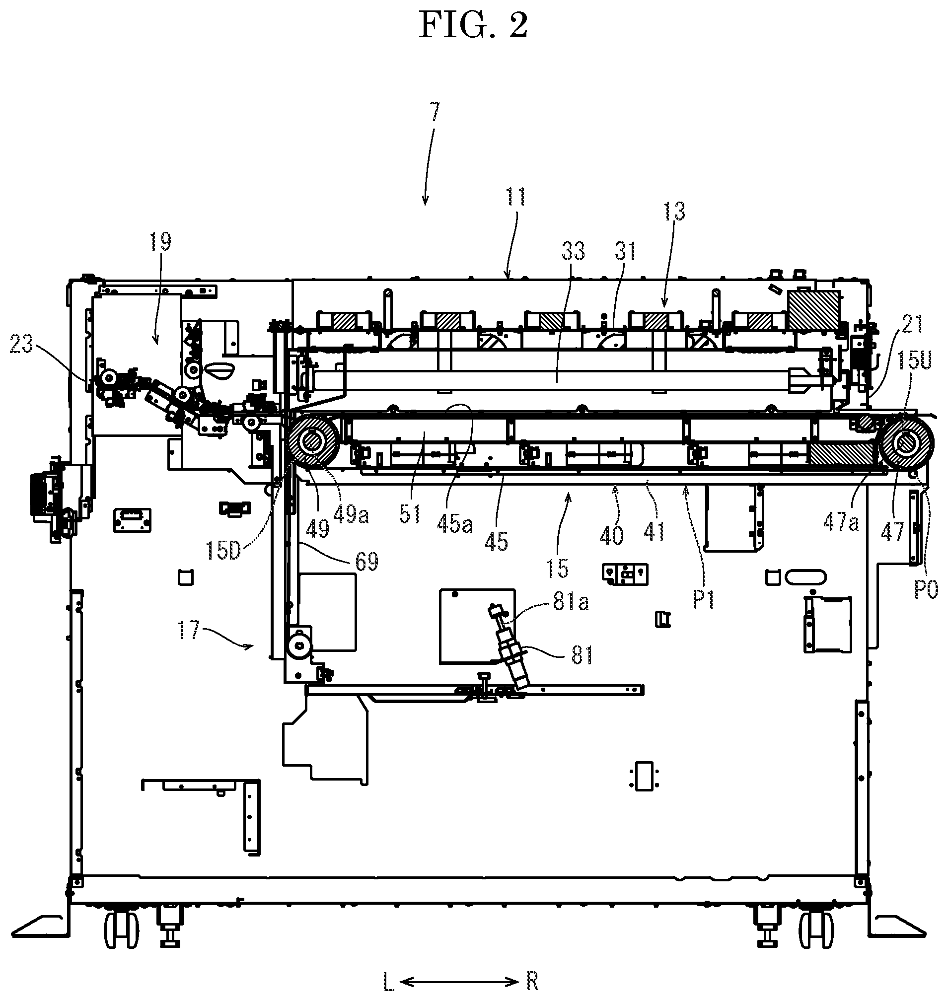 Patent US12325228 Figure 2 – Drying device and image forming system