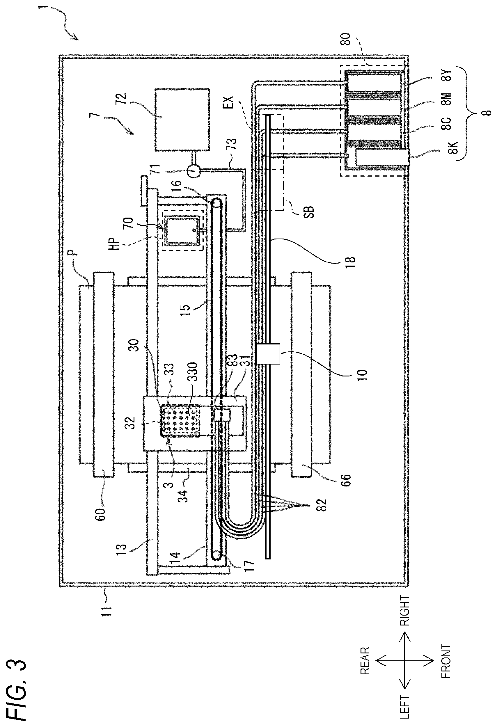 Patent US12325230 Figure 3 – Printing apparatus