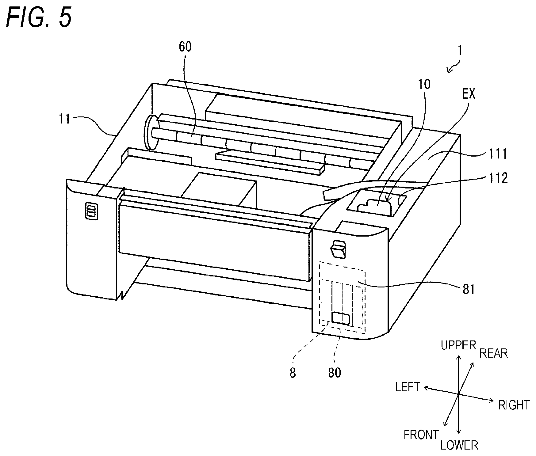 Patent US12325230 Figure 5 – Printing apparatus