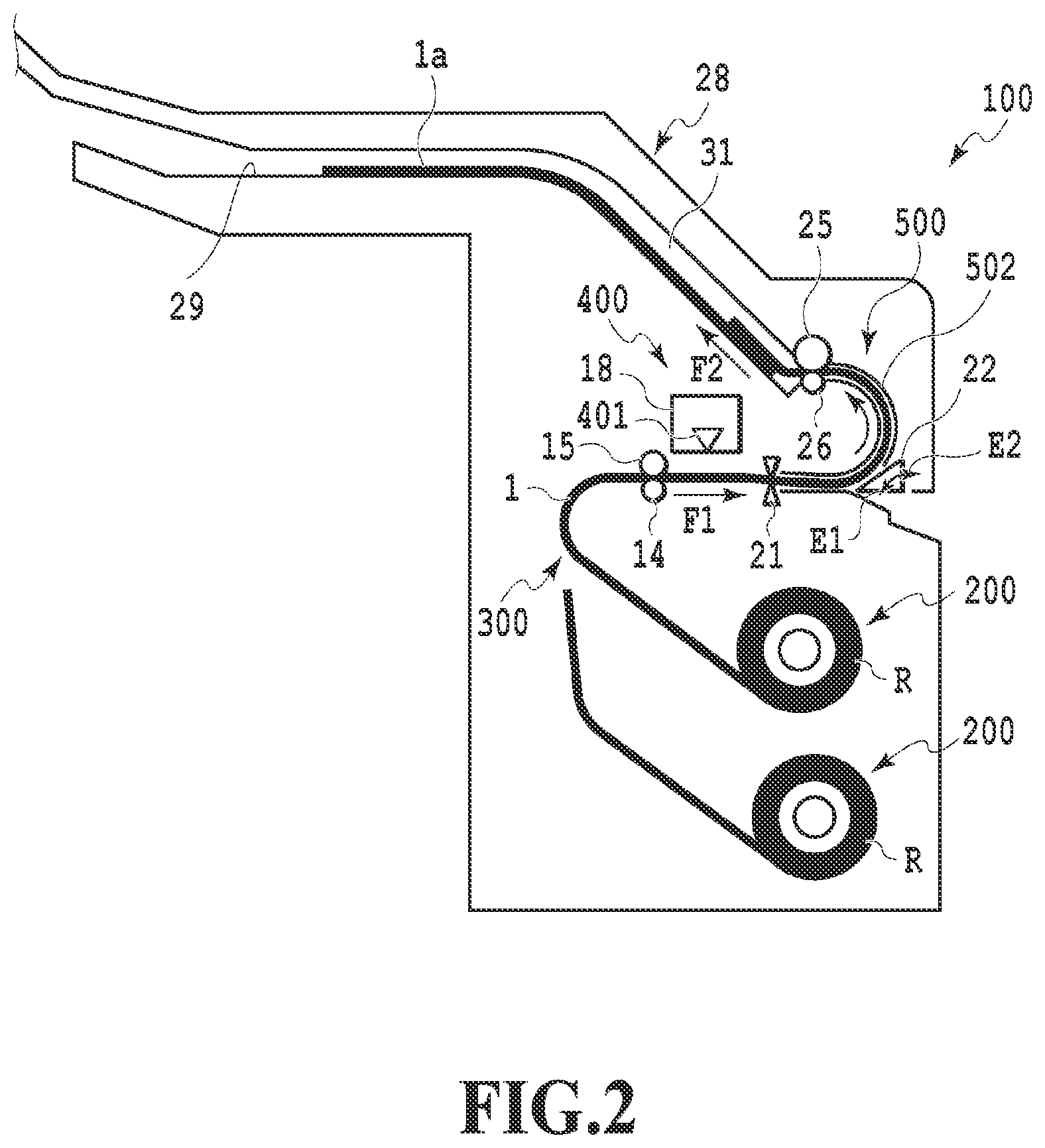 Patent US12325231 Figure 2 – Printing apparatus and method of controlling printing apparatus