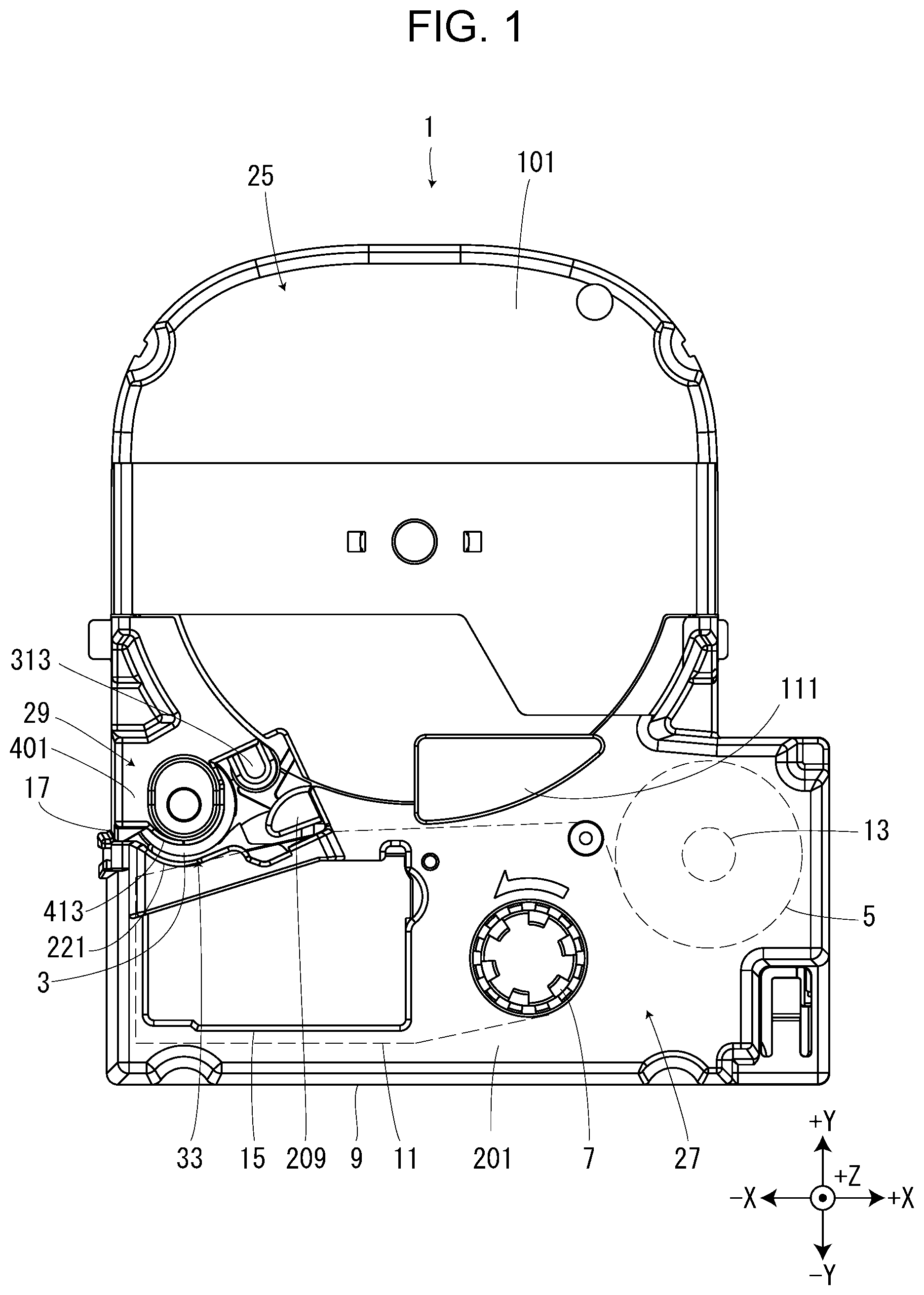 Patent US12325233 Figure 1 – Cartridge