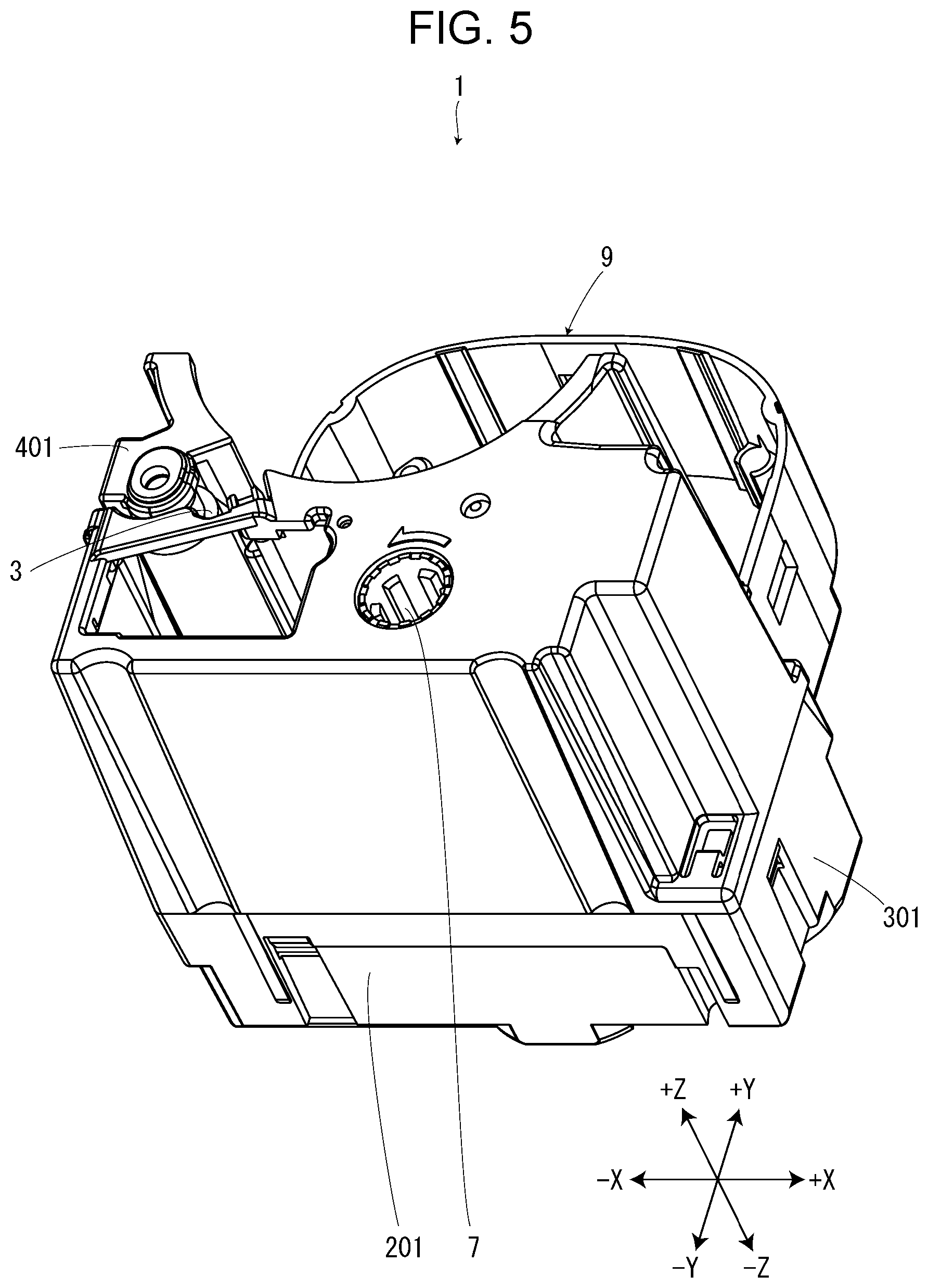 Patent US12325233 Figure 5 – Cartridge