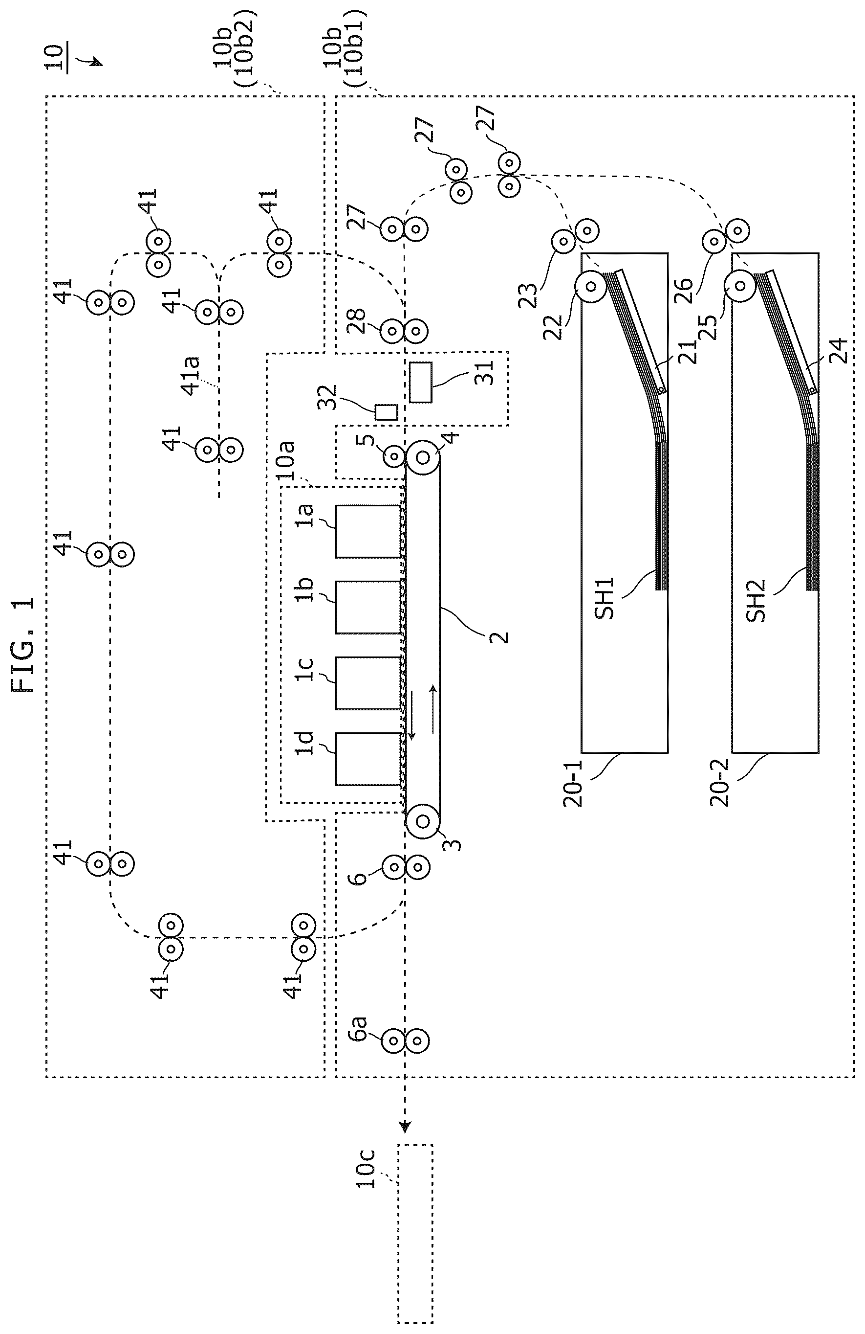 Patent US12325234 Figure 1 – Image forming apparatus