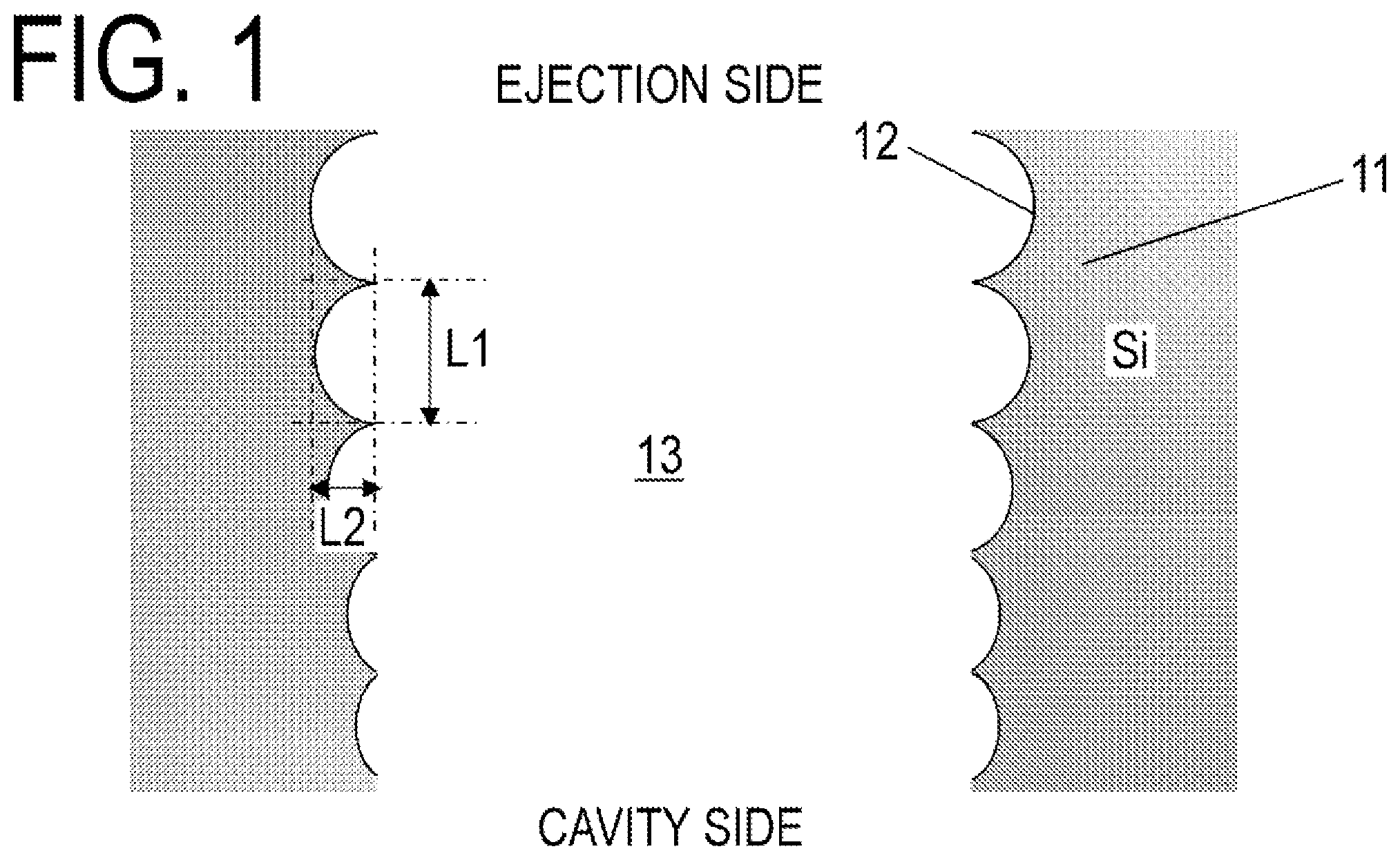 Patent US12325236 Figure 1 – Substrate for liquid ejection head and method for manufacturing substrate for liquid ejection head
