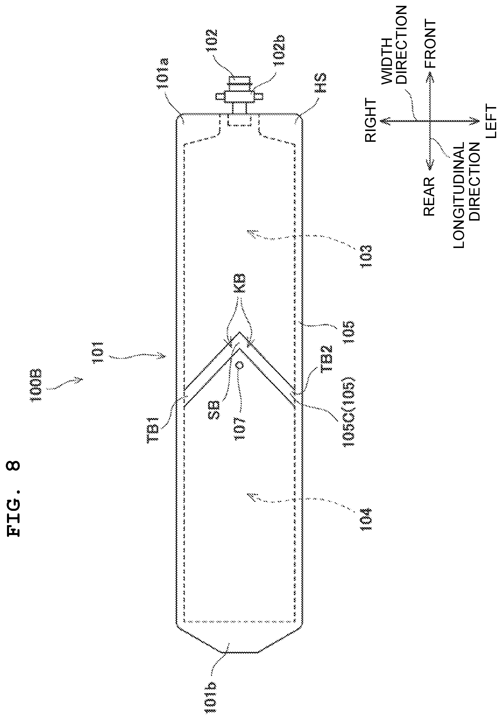 Patent US12325240 Figure 8 – Liquid pack and method of producing the same