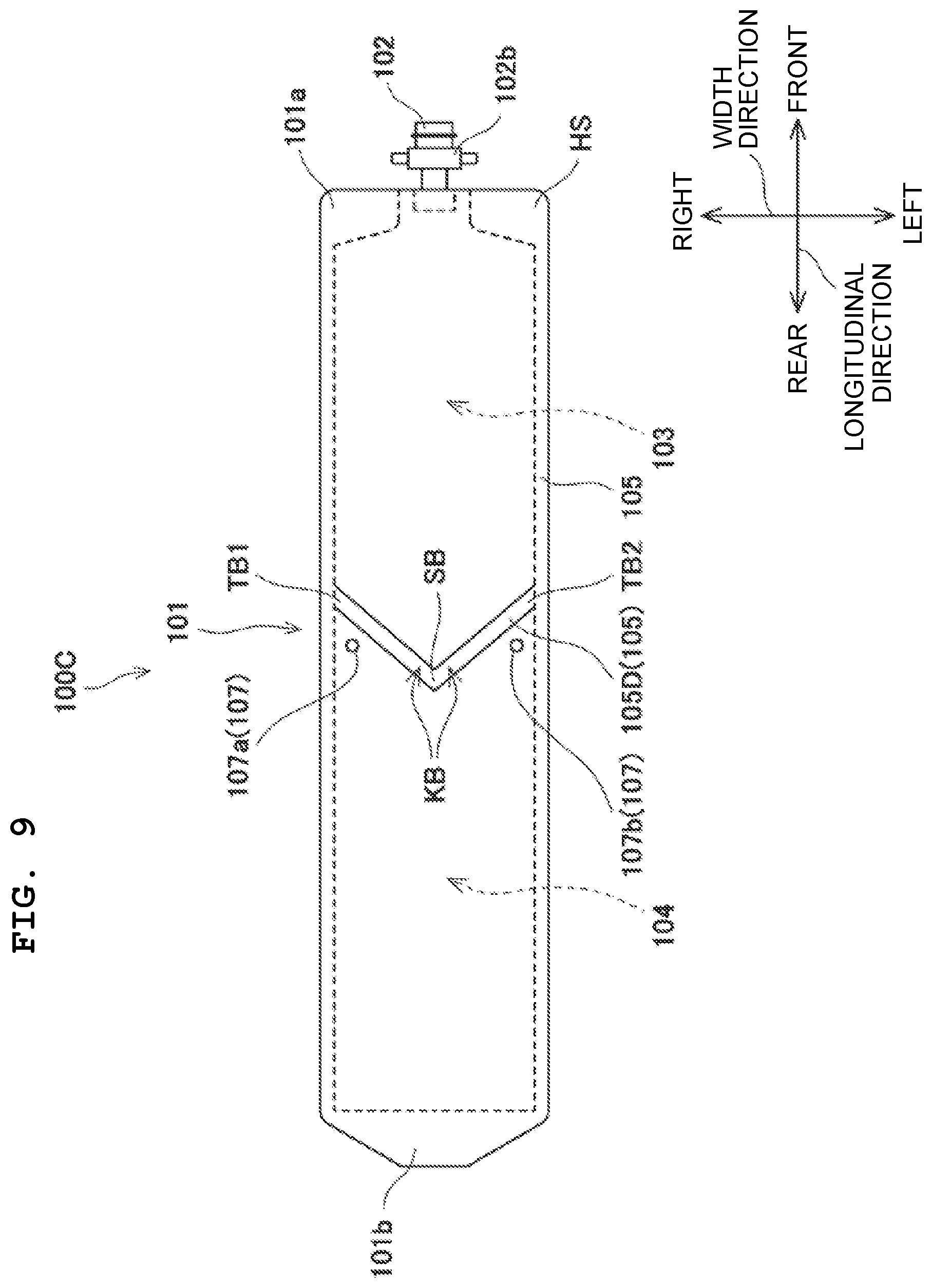 Patent US12325240 Figure 9 – Liquid pack and method of producing the same