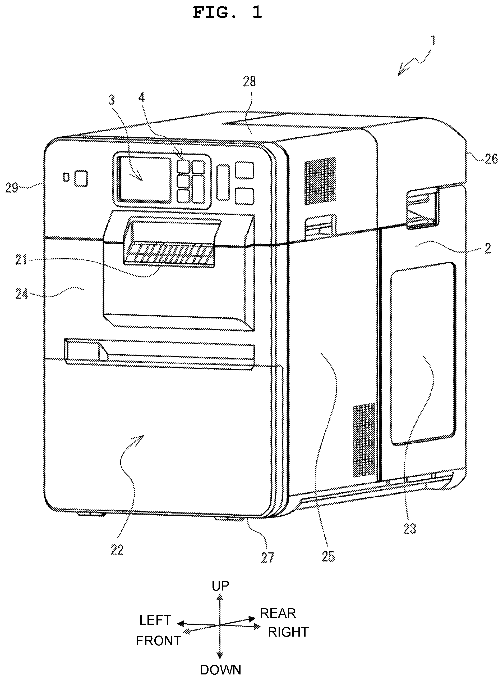 Patent US12325241 — Pouch, cartridge, and printer — Figure 1