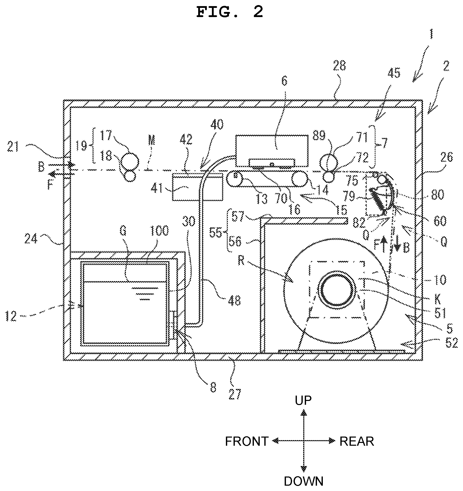 Patent US12325241 Figure 2 – Pouch, cartridge, and printer