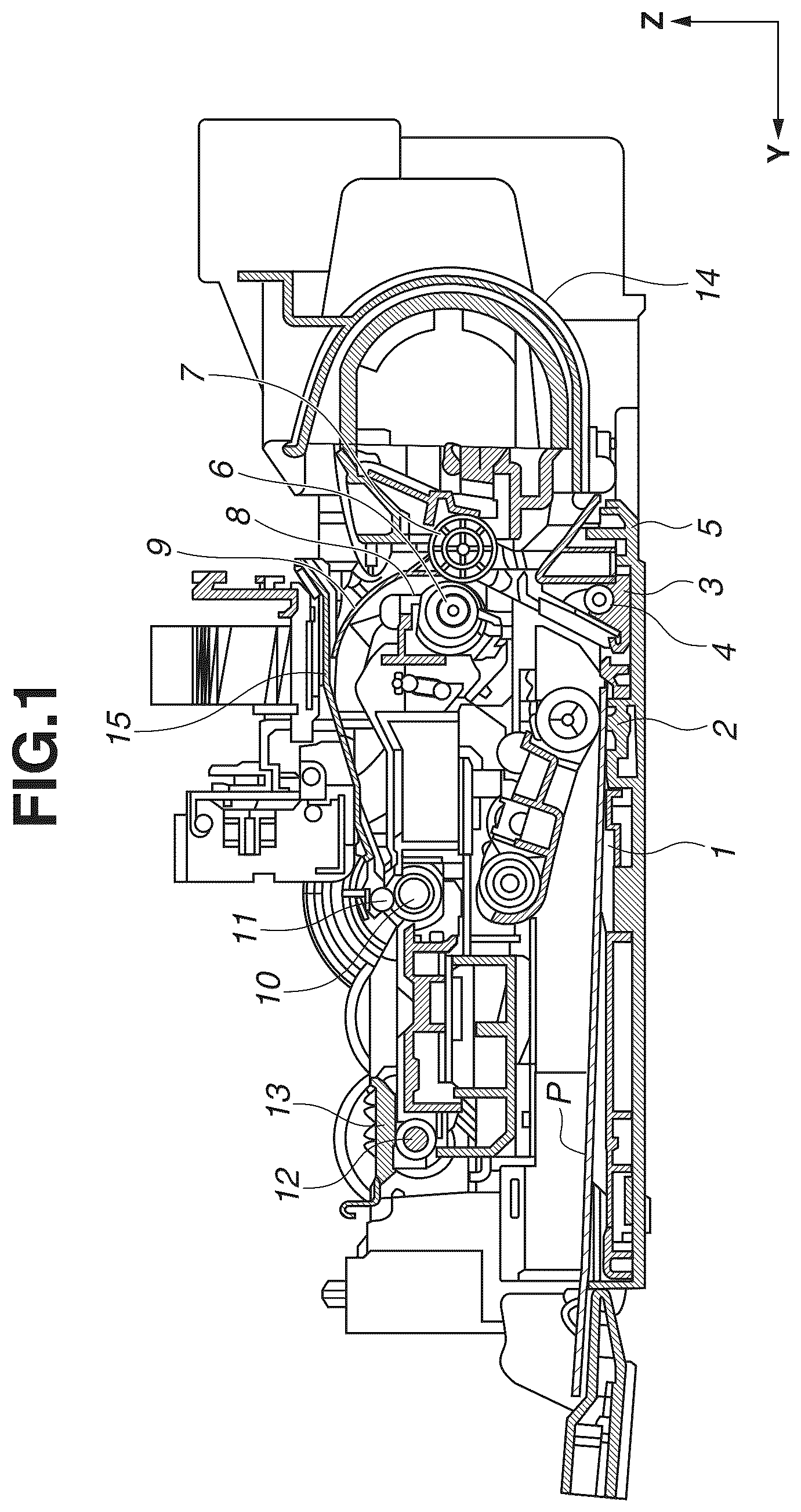 Patent US12325244 Figure 1 – Ink jet recording apparatus