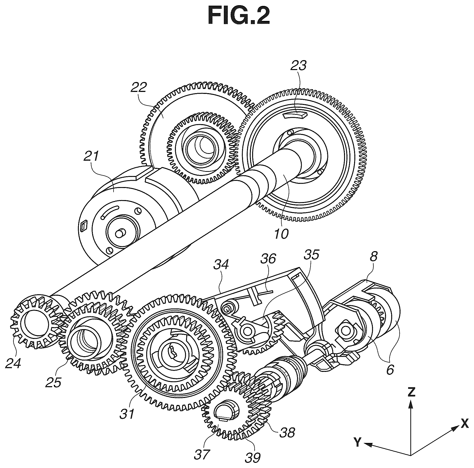 Patent US12325244 Figure 2 – Ink jet recording apparatus