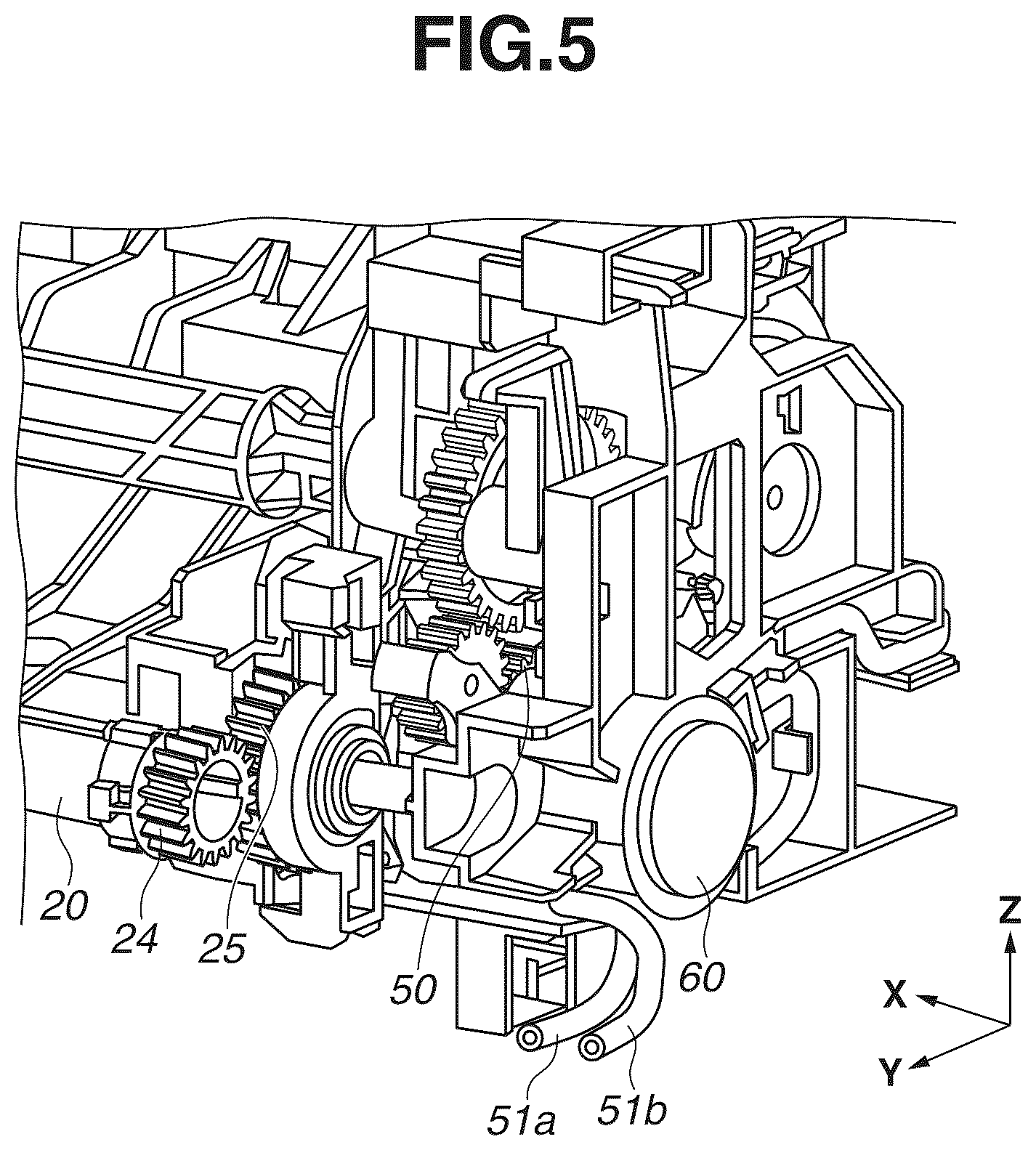 Patent US12325244 Figure 5 – Ink jet recording apparatus