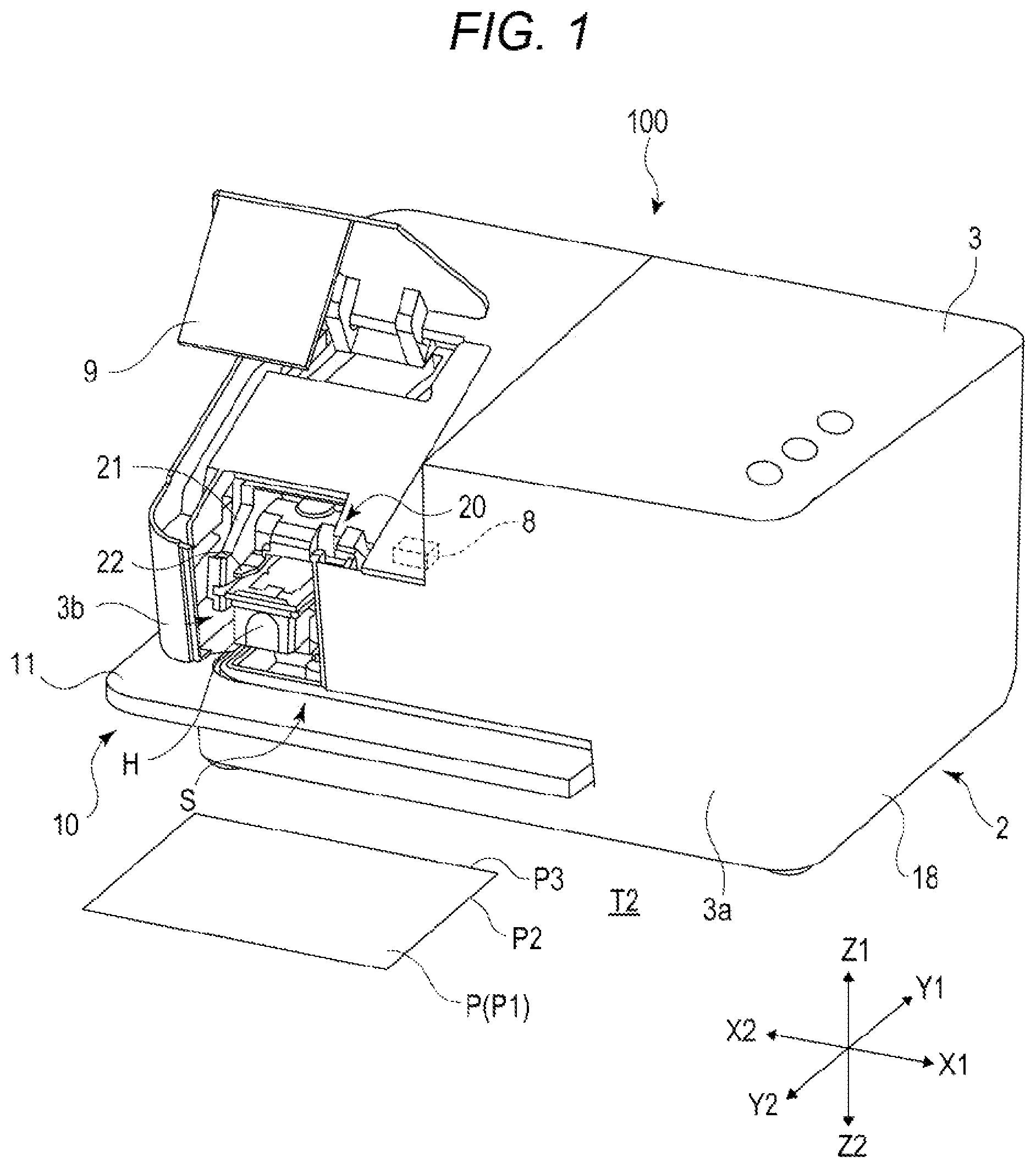 Patent US12325248 Figure 1 – Recording apparatus