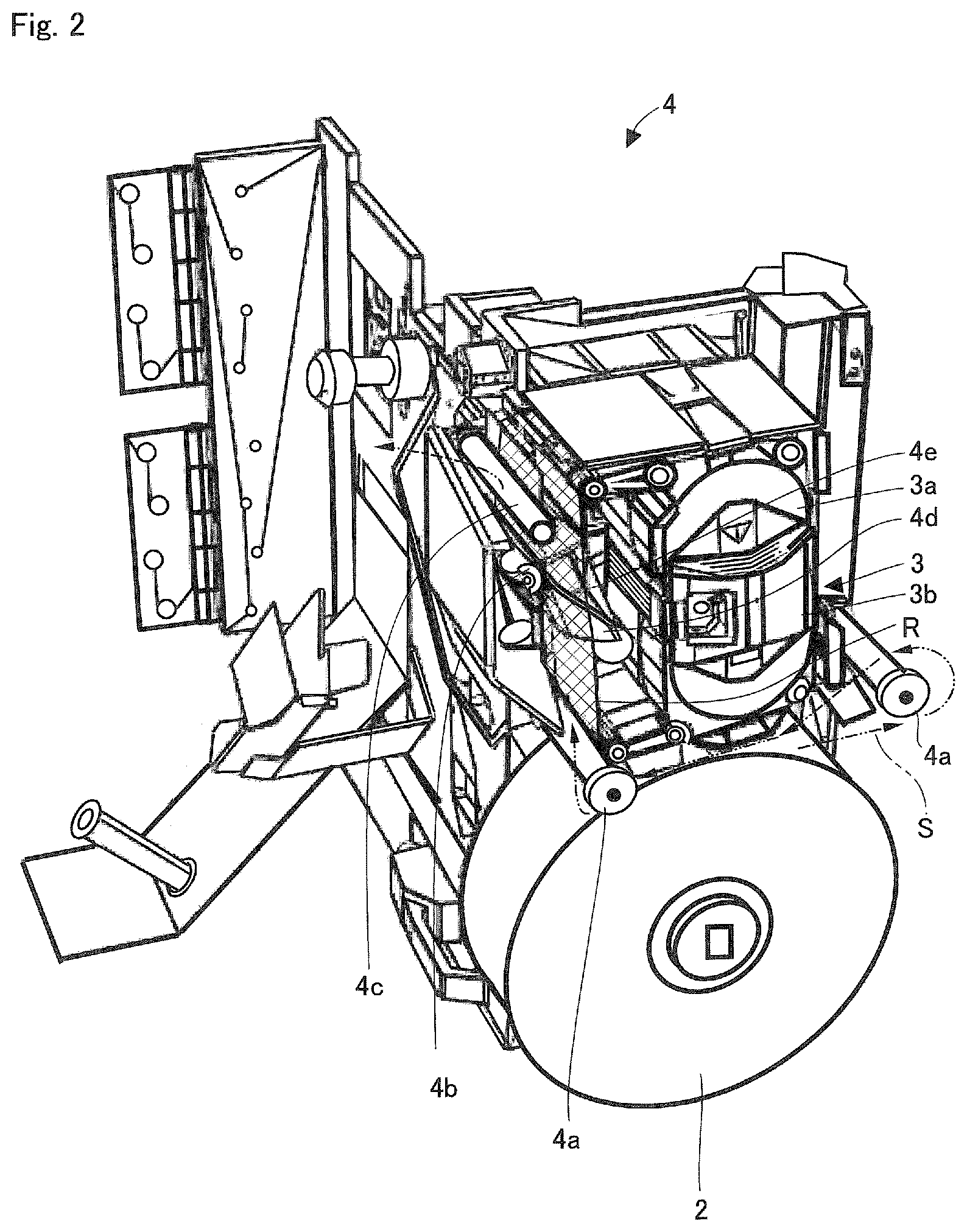 Patent US12325249 Figure 2 – Medicine packaging device, ink ribbon running control method, ink ribbon roll and ink ribbon cassette
