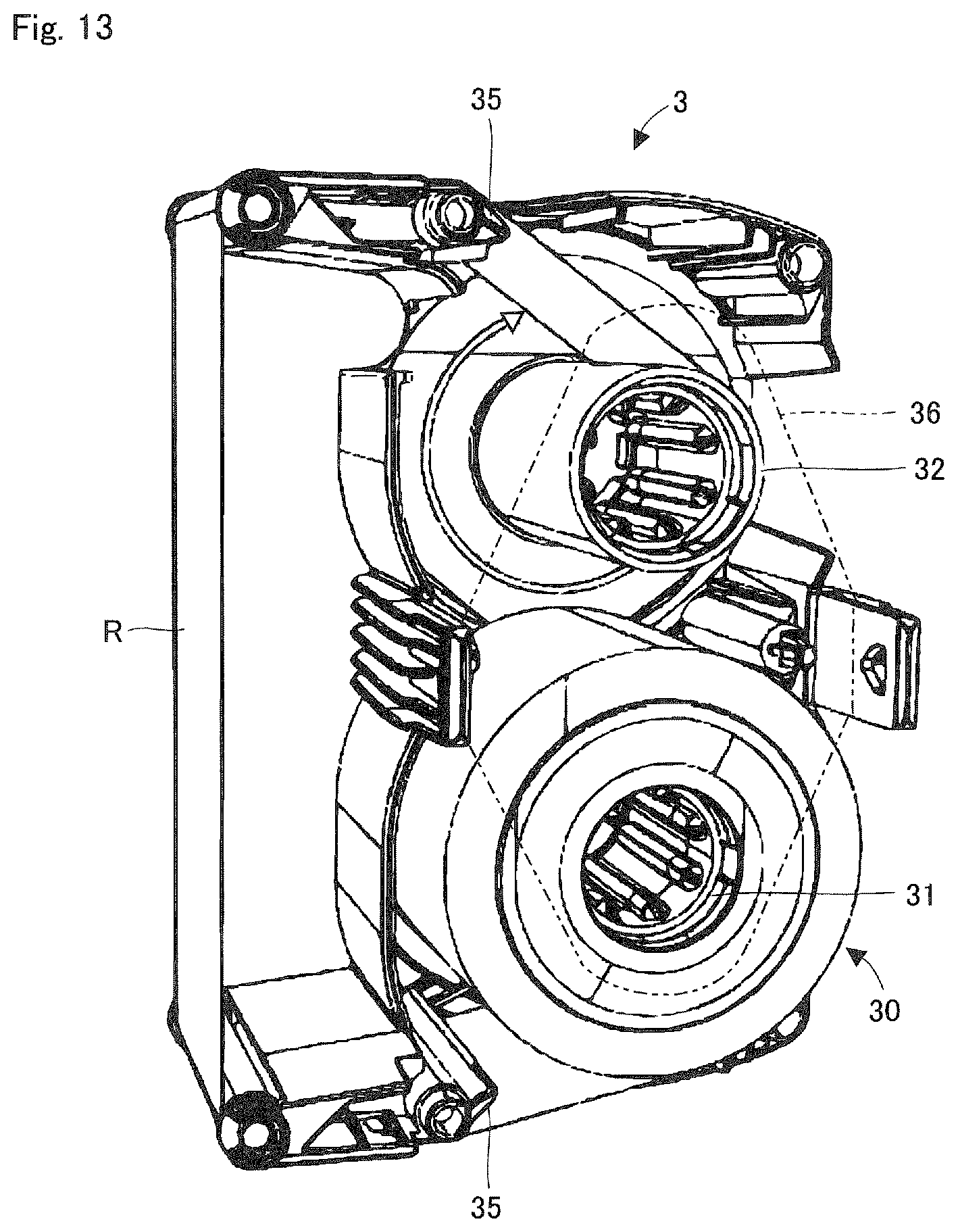 Patent US12325249 Figure 12 – Medicine packaging device, ink ribbon running control method, ink ribbon roll and ink ribbon cassette