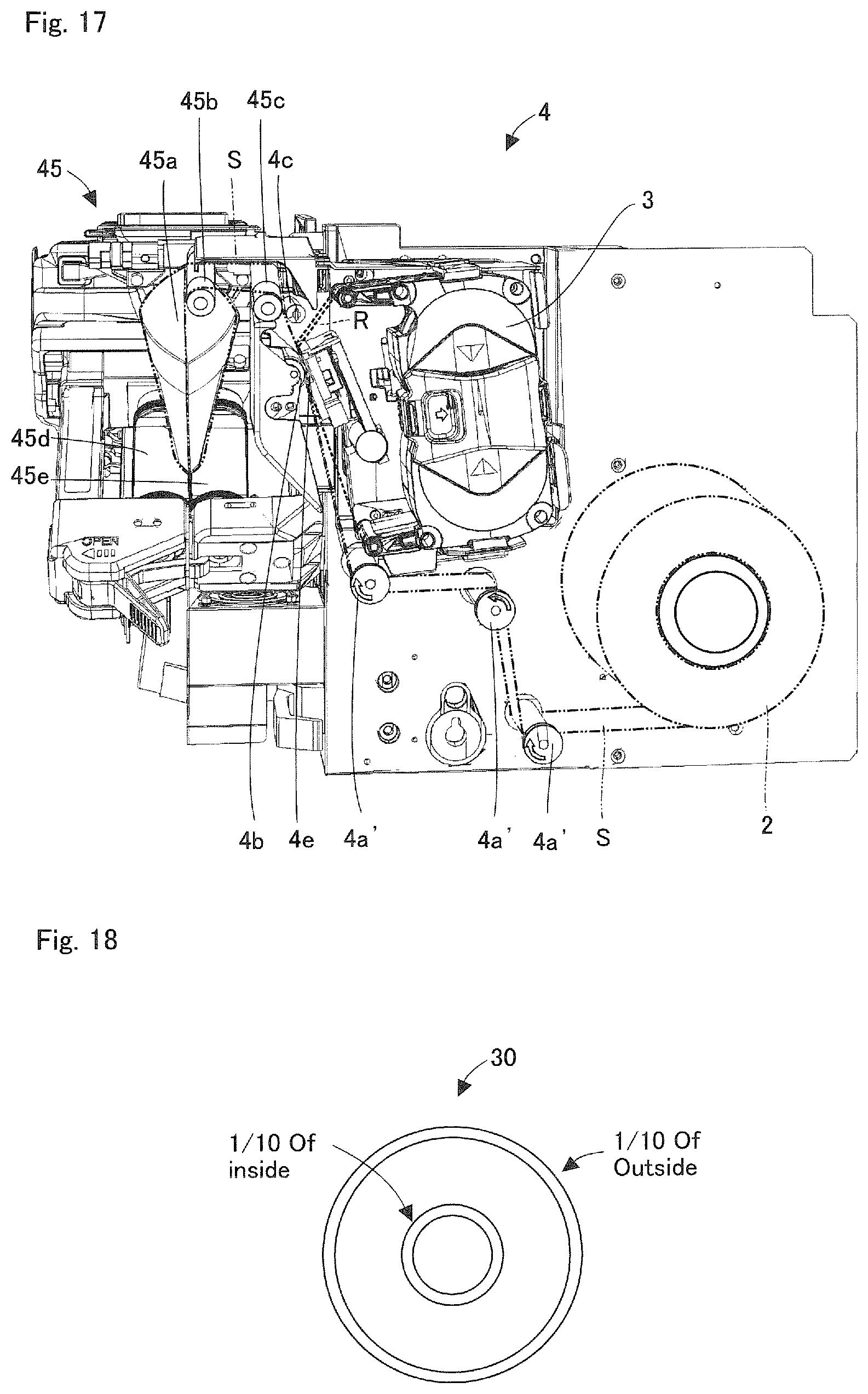 Patent US12325249 Figure 15 – Medicine packaging device, ink ribbon running control method, ink ribbon roll and ink ribbon cassette