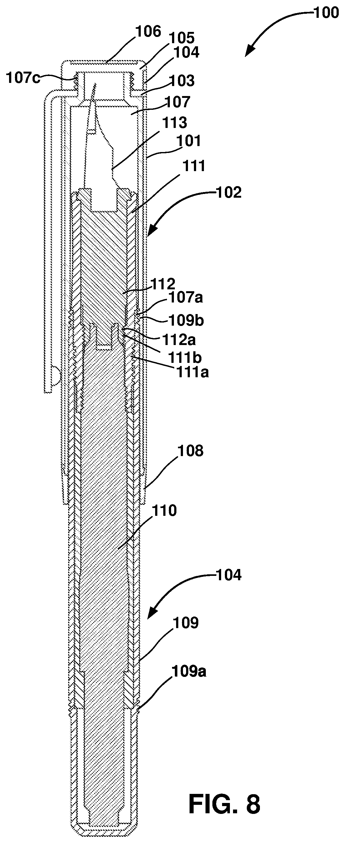 Patent US12325257 Figure 6 – Pocket size pen