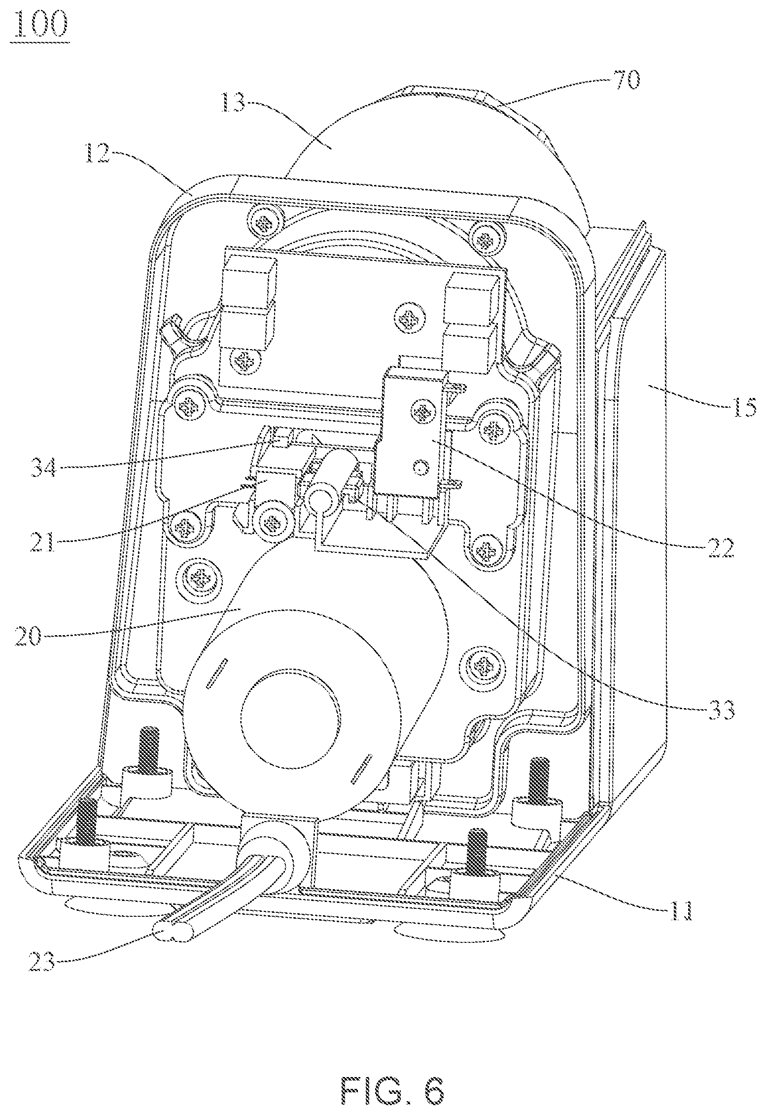 Patent US12325258 Figure 5 – Electric pencil sharpener with delay function