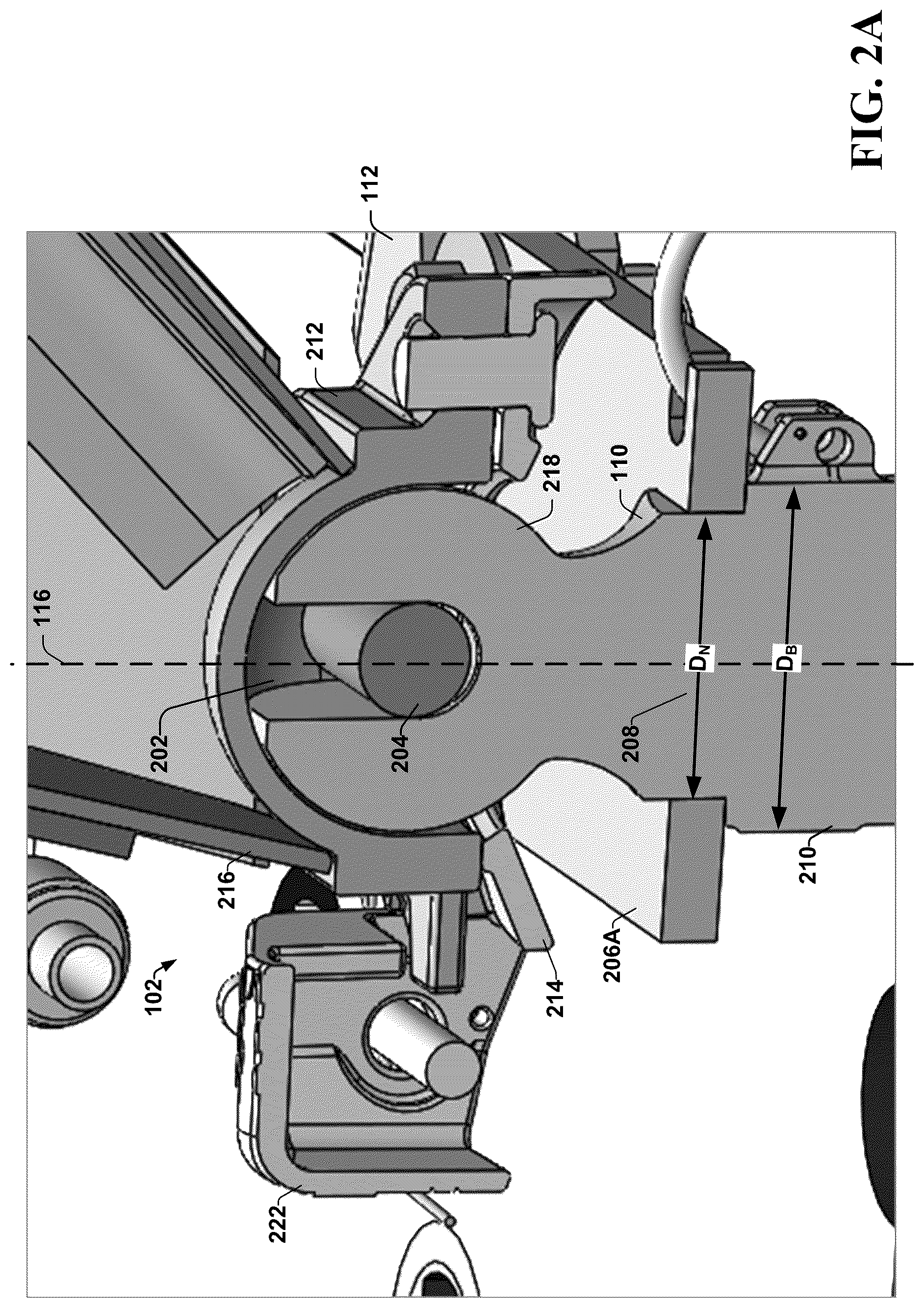 Patent US12325268 Figure 2 – Gooseneck hitch with adjustable rotation locking mechanism