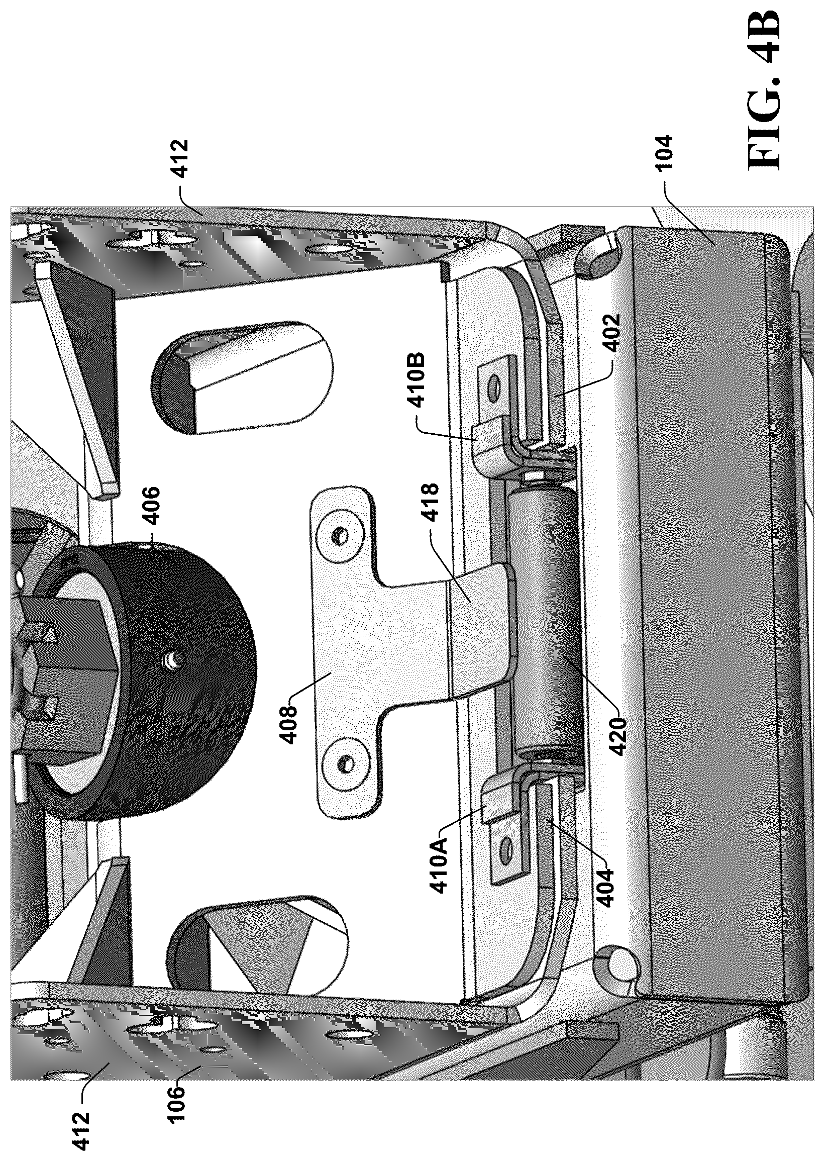 Patent US12325268 Figure 7 – Gooseneck hitch with adjustable rotation locking mechanism