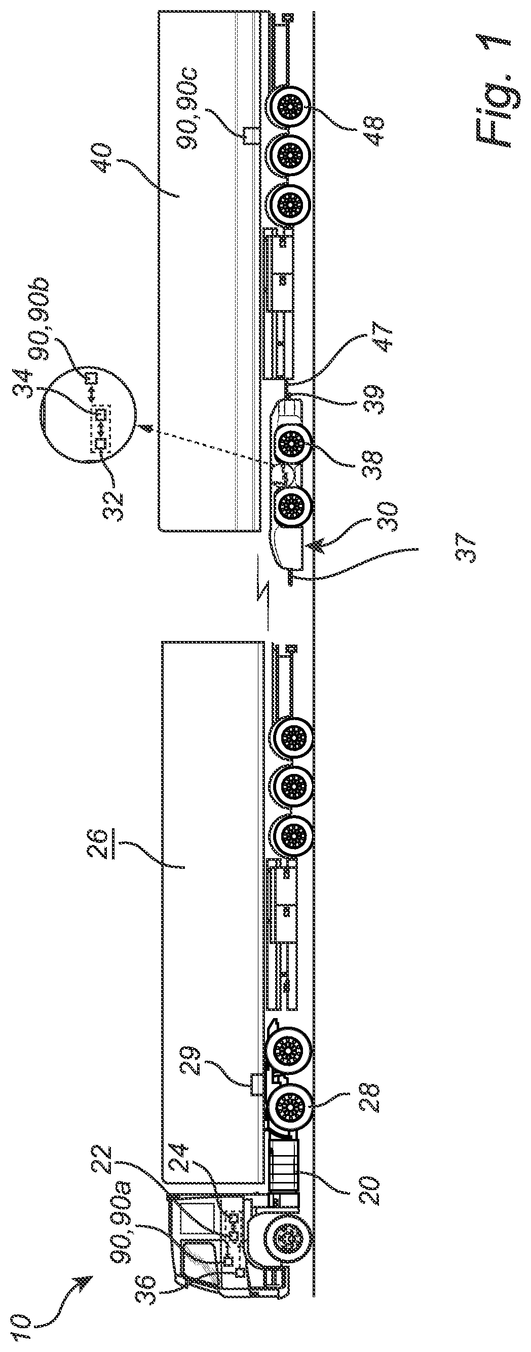 Patent US12325271 Figure 1 – Method for forming a vehicle combination