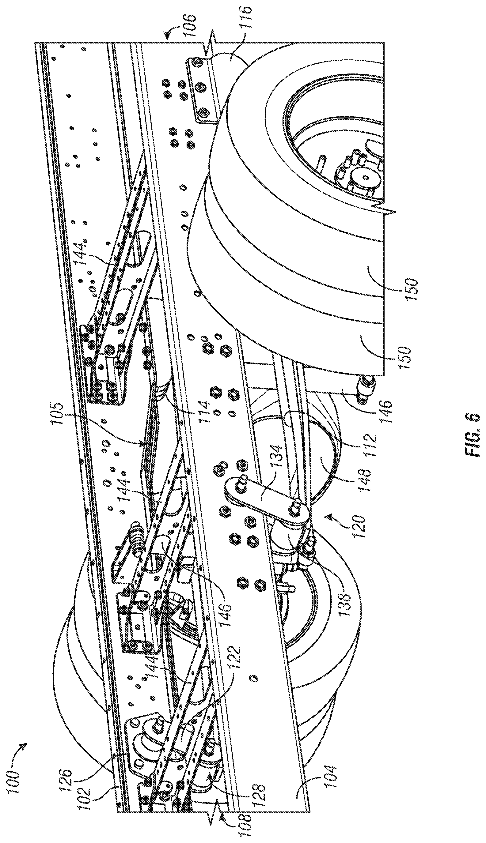 Patent US12325272 Figure 6 – Rear suspension assembly