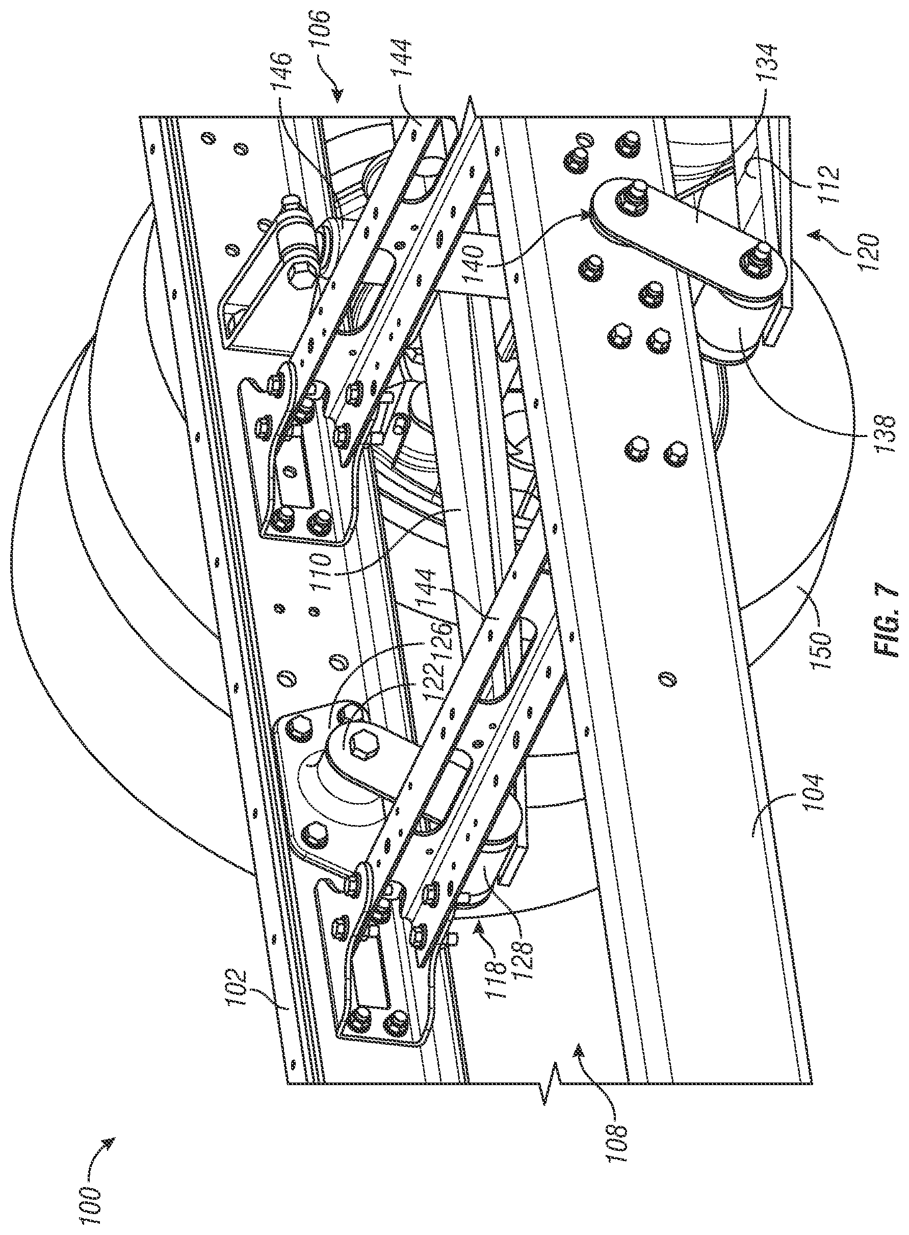 Patent US12325272 Figure 7 – Rear suspension assembly