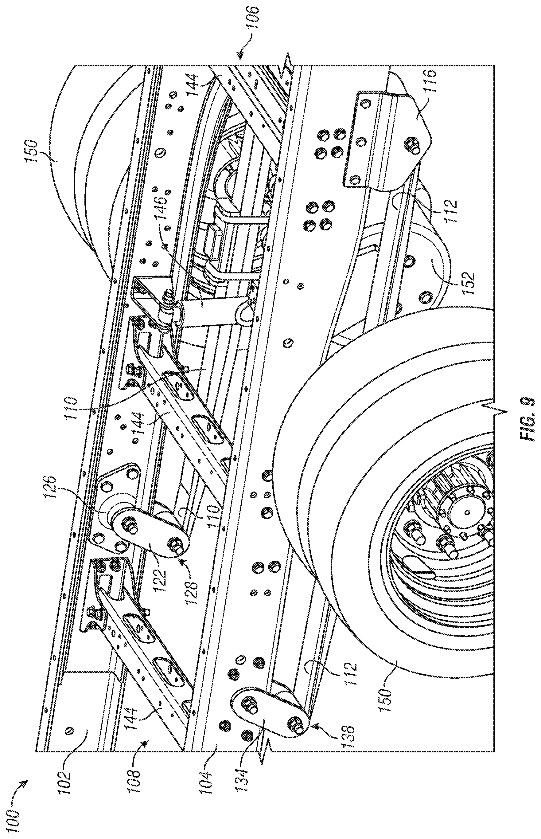 Patent US12325272 Figure 9 – Rear suspension assembly