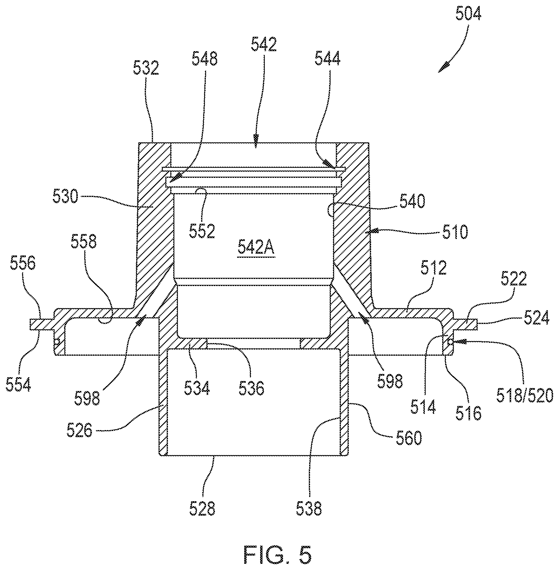 Patent US12325273 Figure 5 – Gas spring seal caps as well as gas spring and damper assemblies and methods including same