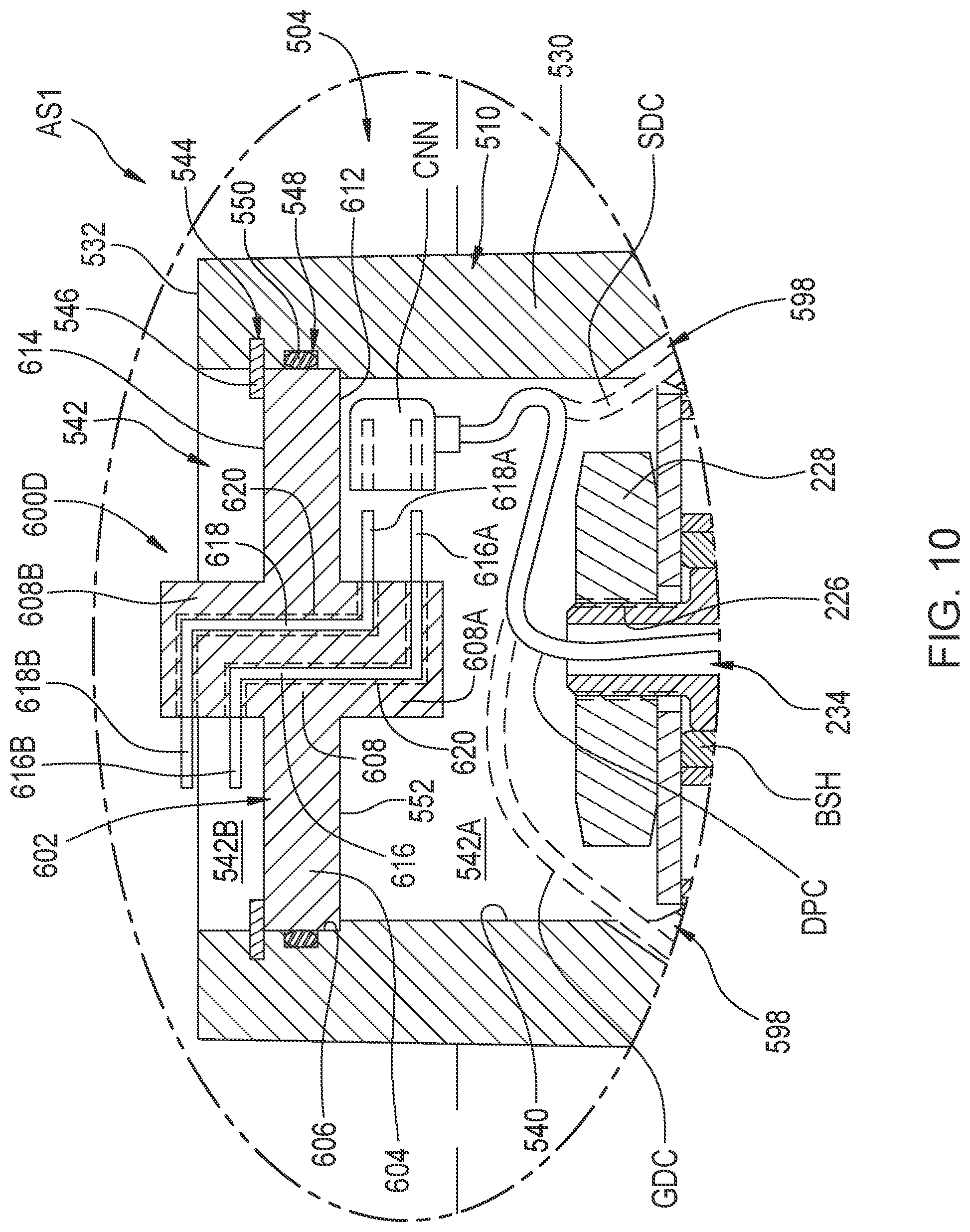 Patent US12325273 Figure 10 – Gas spring seal caps as well as gas spring and damper assemblies and methods including same