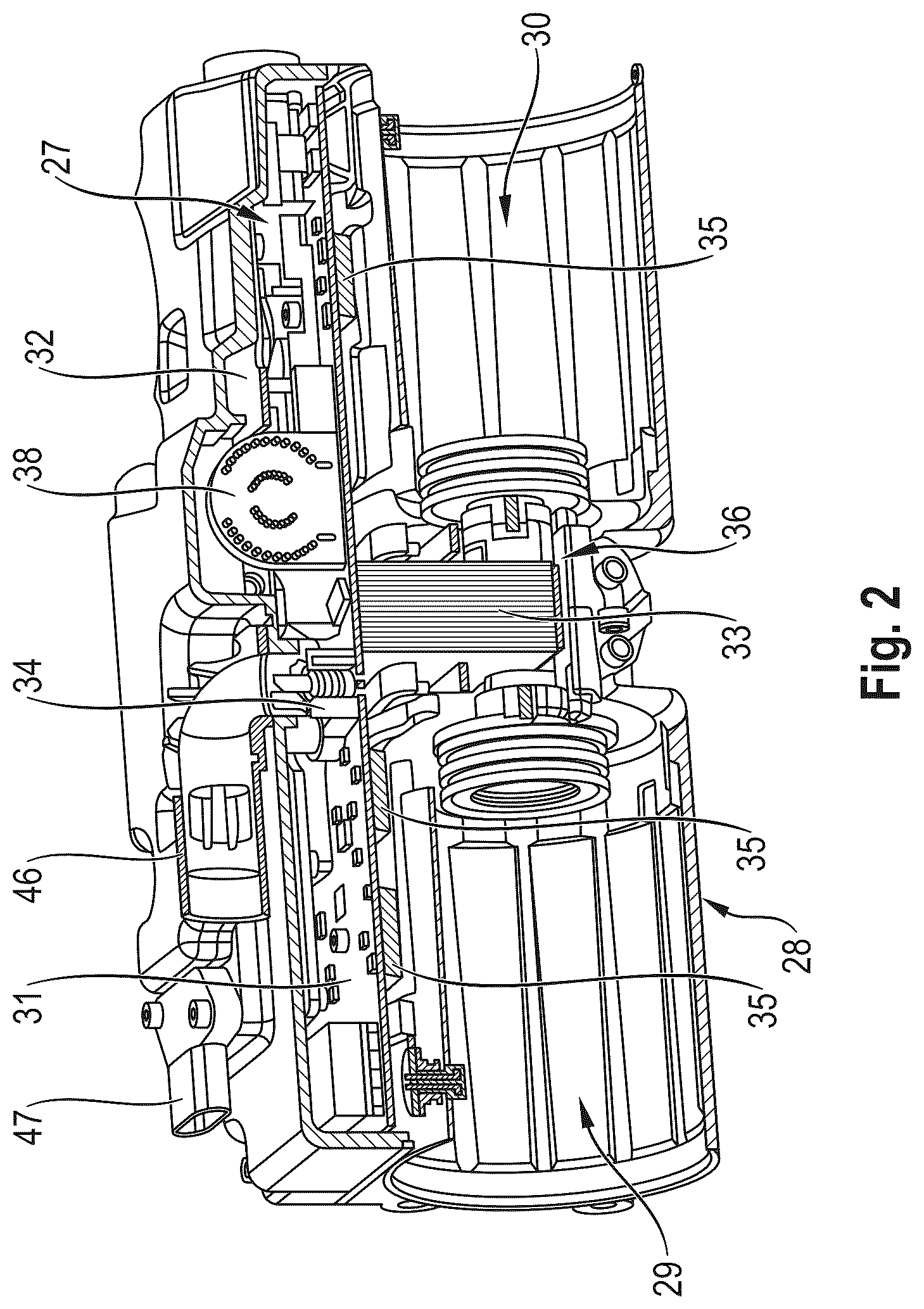 Patent US12325275 Figure 2 – Damping arrangement for an axle of a motor vehicle and motor vehicle