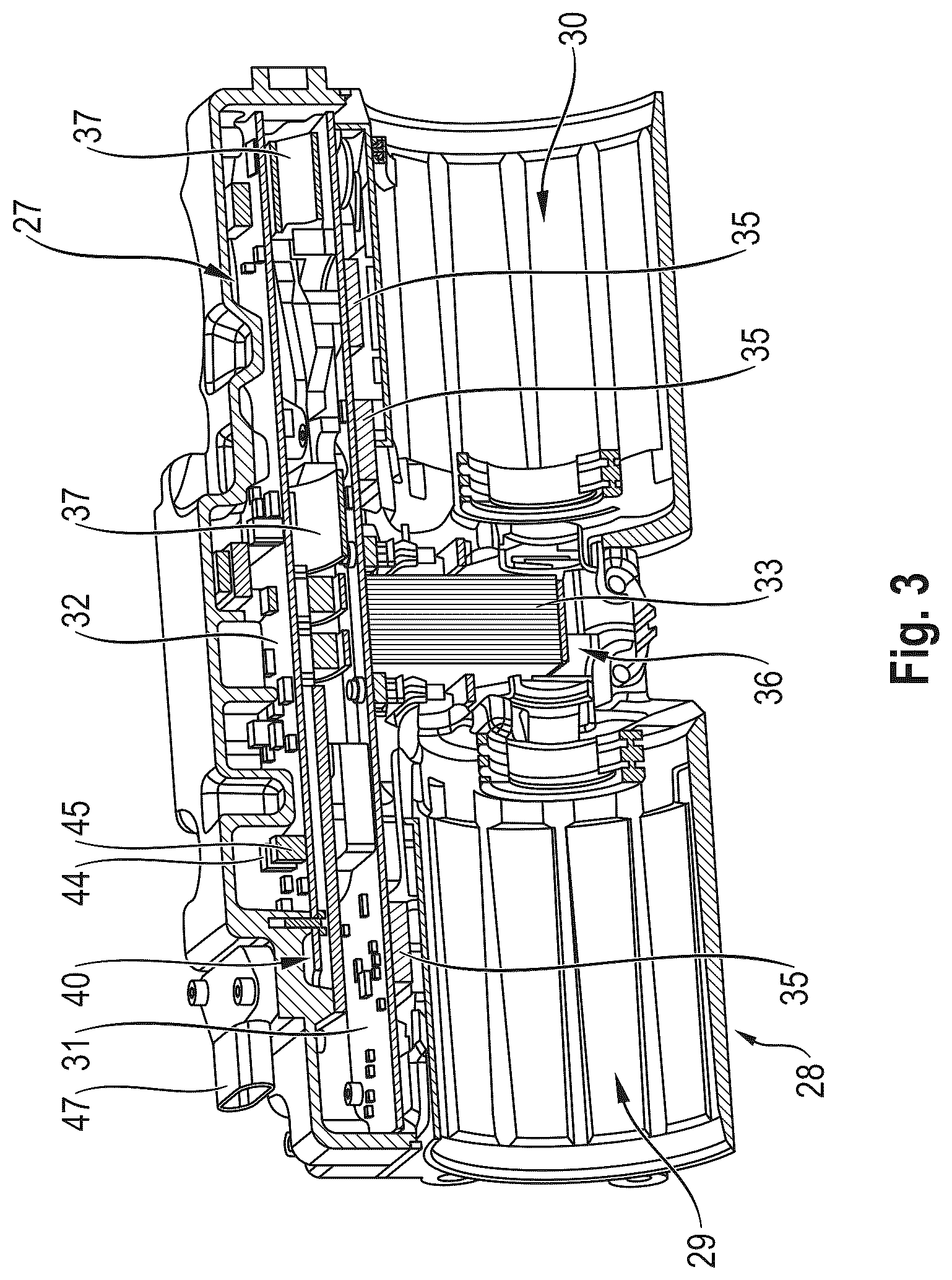 Patent US12325275 Figure 3 – Damping arrangement for an axle of a motor vehicle and motor vehicle