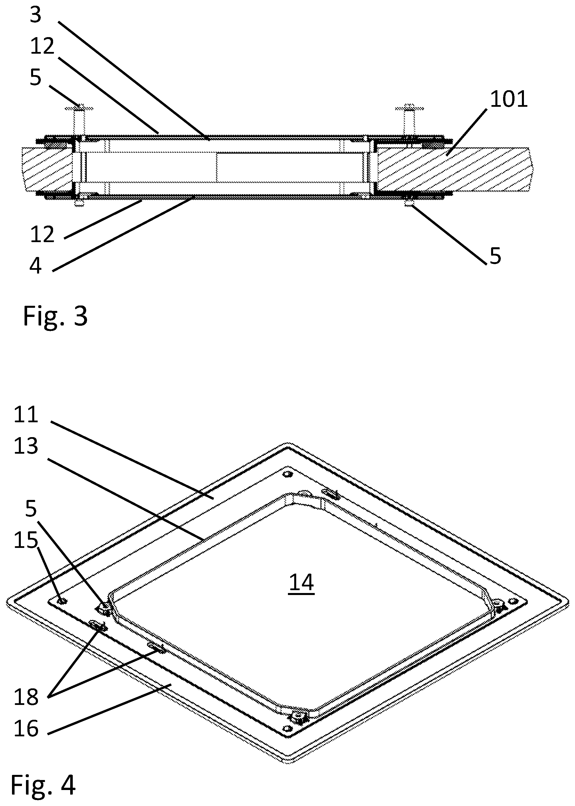 Patent US12325277 Figure 3 – Air-conditioning device for installing on a roof