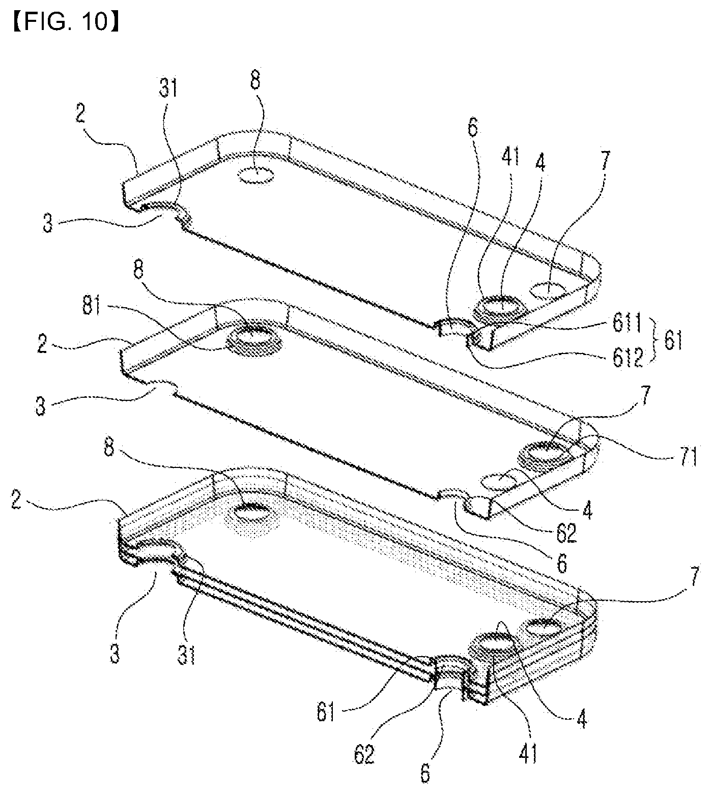 Patent US12325285 Figure 10 – Heat exchanger for vehicle