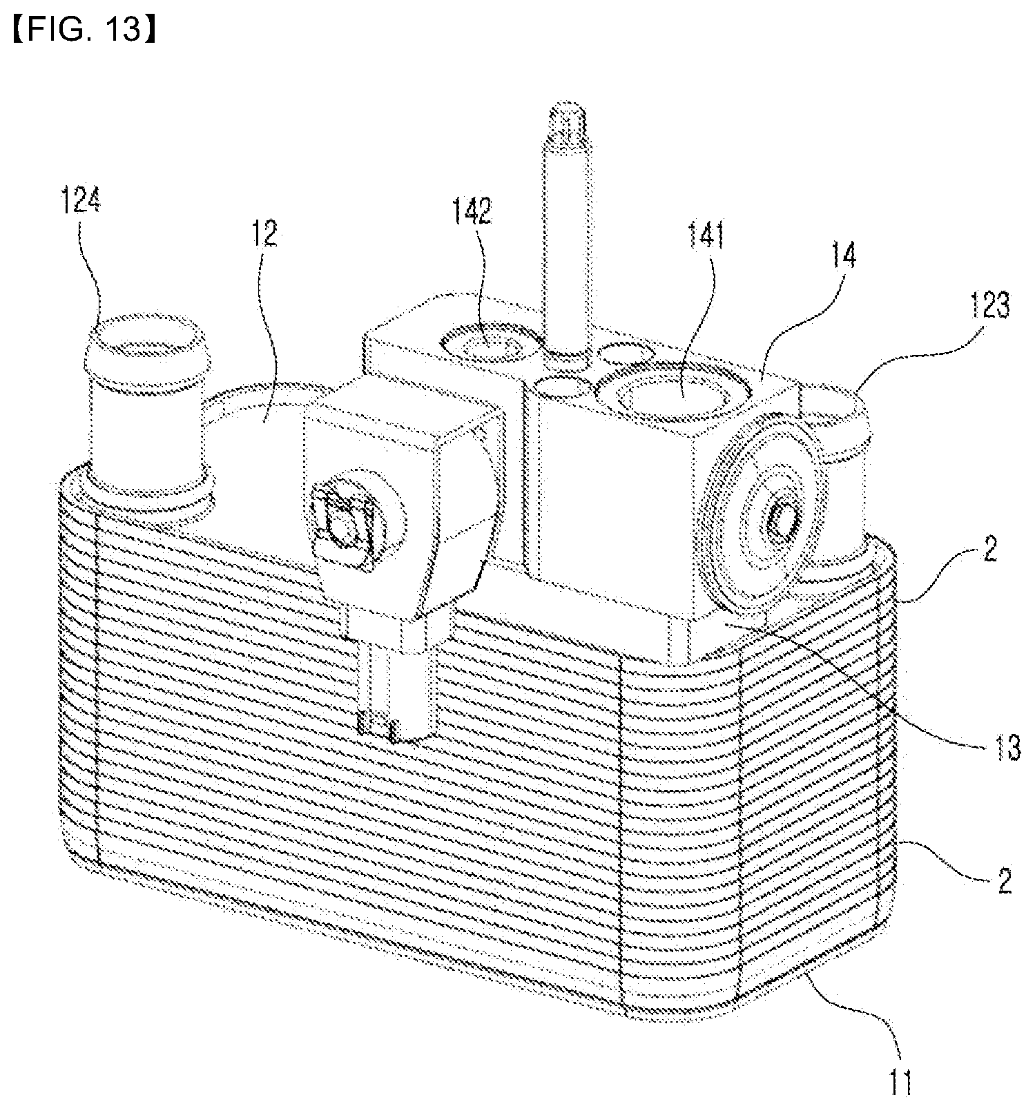 Patent US12325285 Figure 13 – Heat exchanger for vehicle