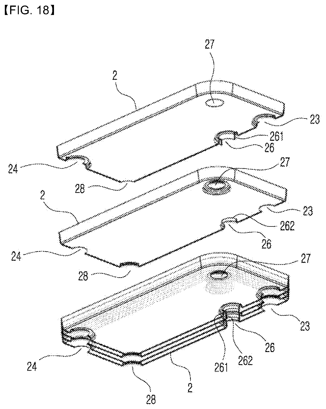 Patent US12325285 Figure 18 – Heat exchanger for vehicle