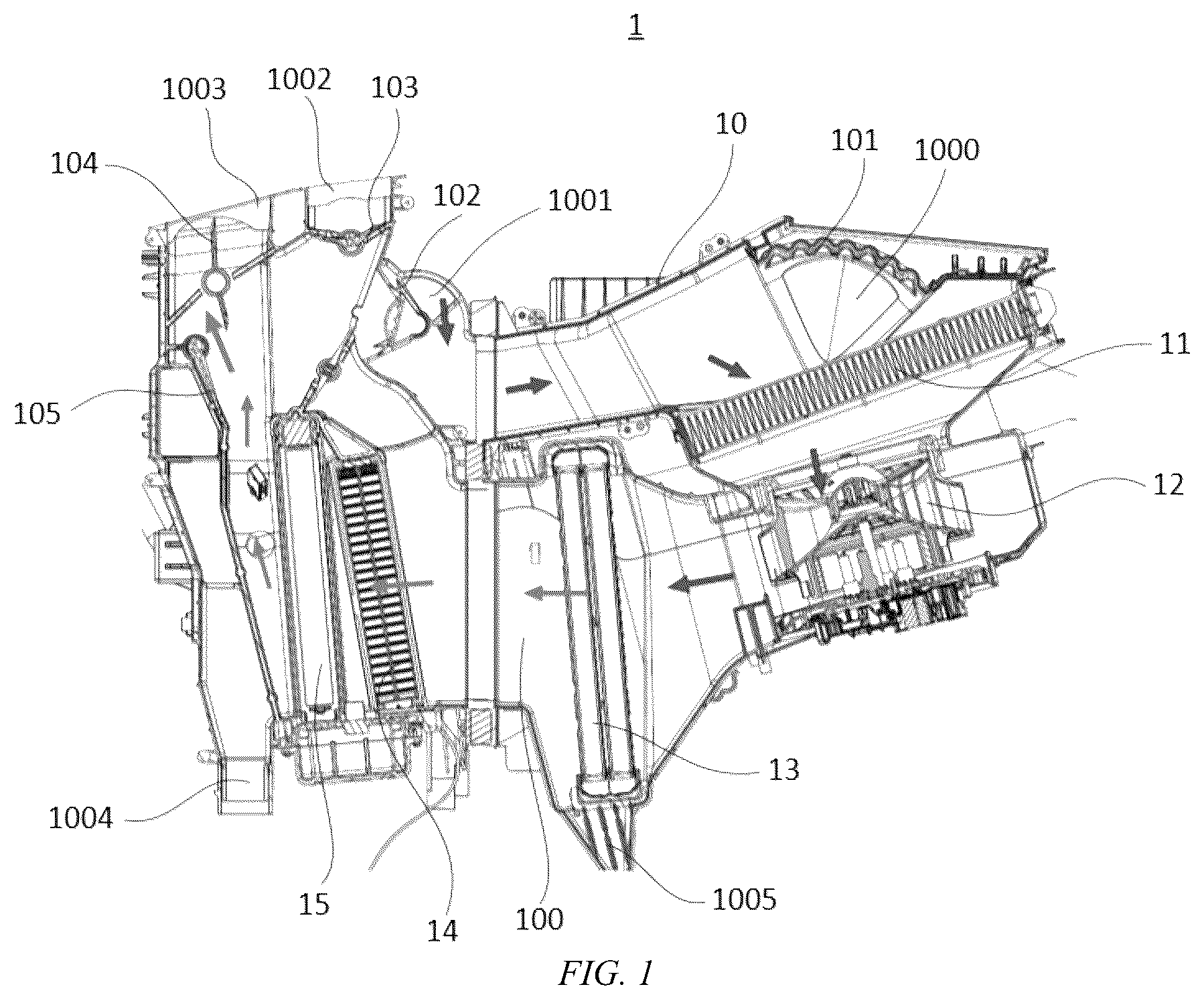 Patent US12325287 Figure 1 – Vehicle, method and system for drying evaporator of vehicle air conditioner, and storage medium