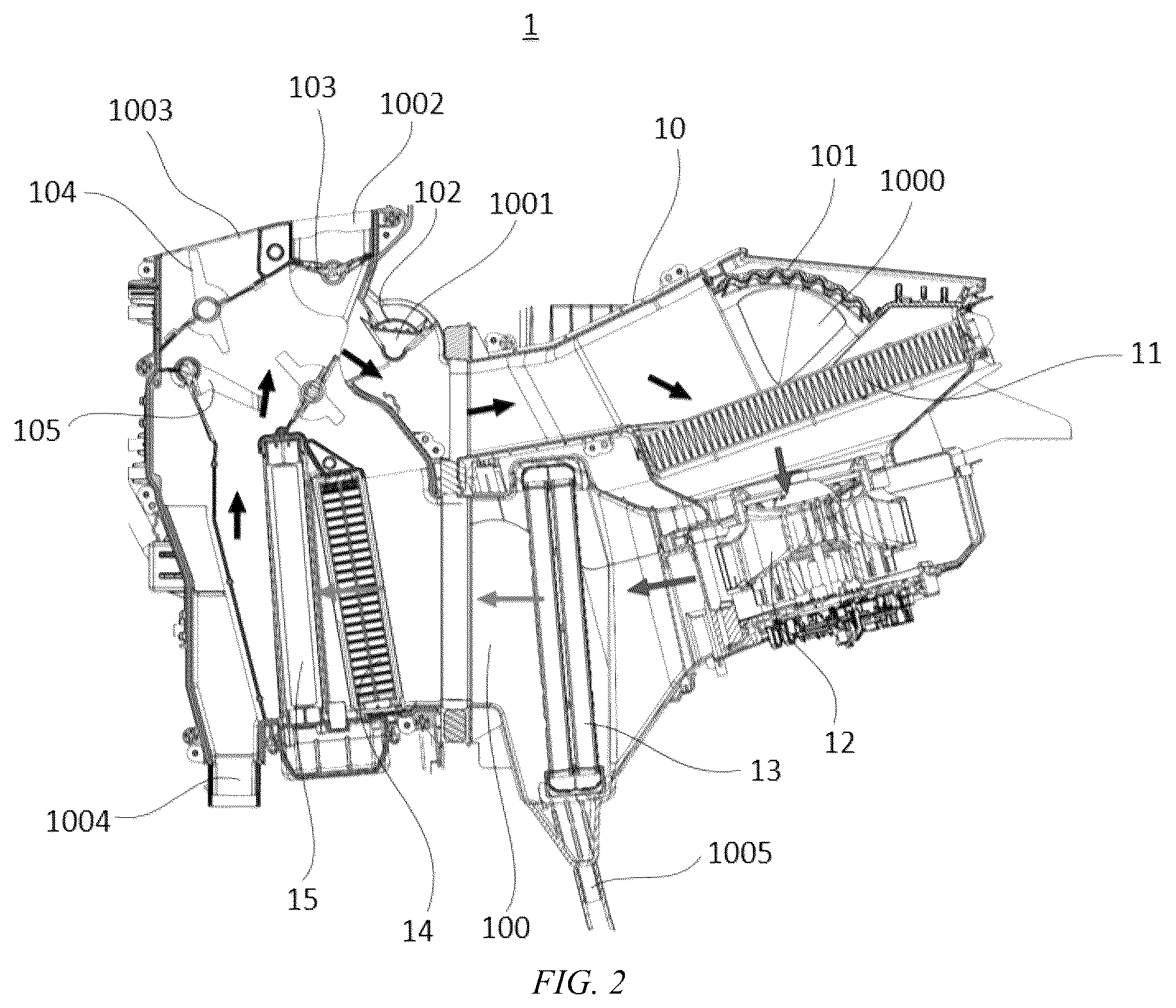 Patent US12325287 Figure 2 – Vehicle, method and system for drying evaporator of vehicle air conditioner, and storage medium