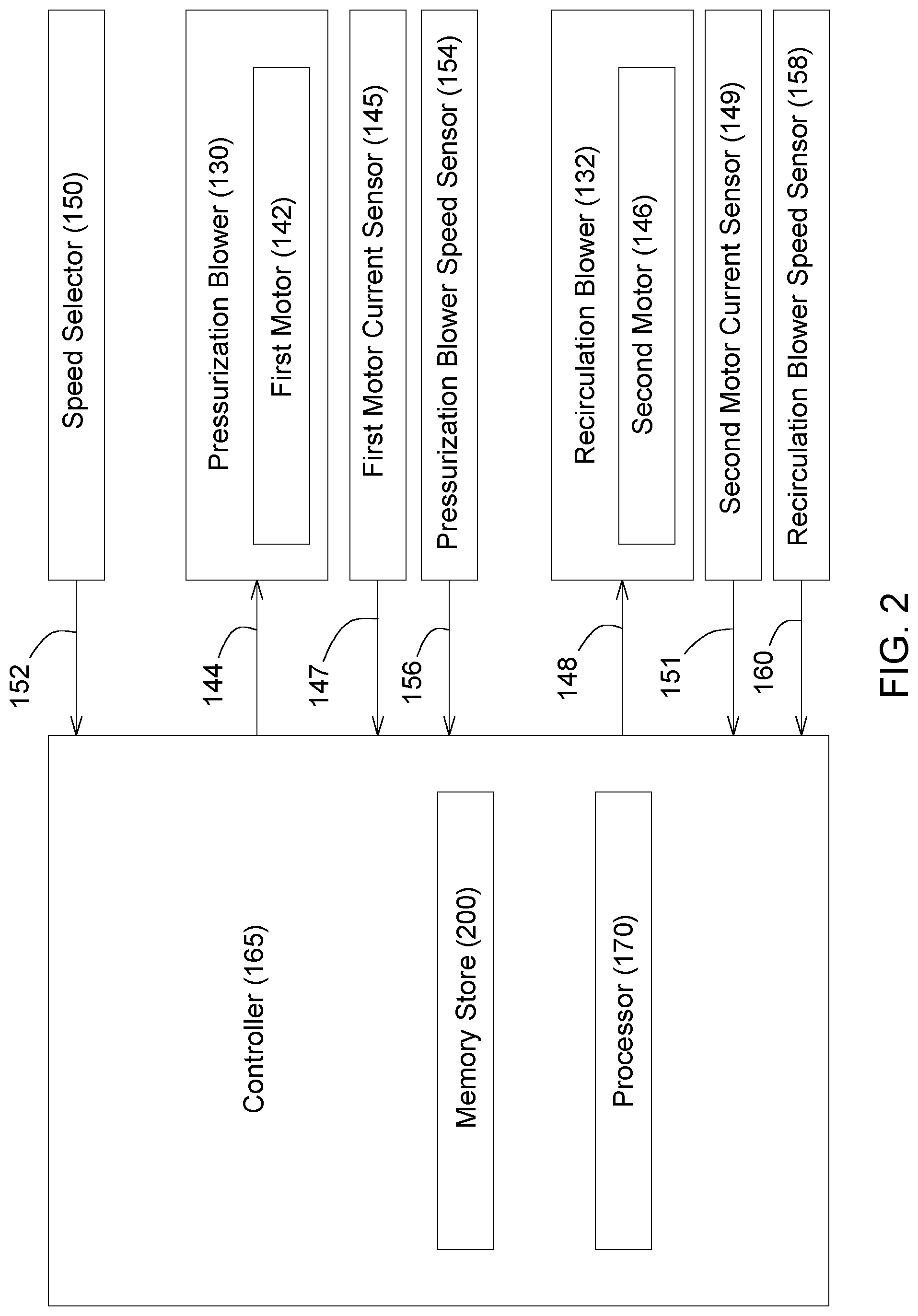 Patent US12325290 Figure 2 – Air filter monitoring system and method for a work machine