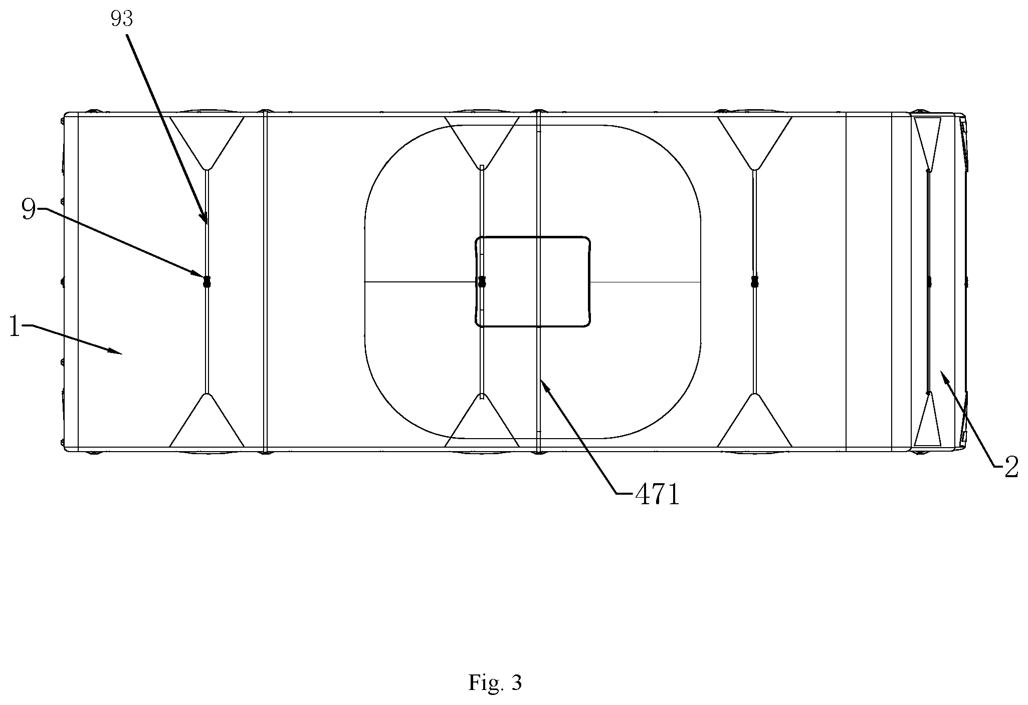 Patent US12325292 Figure 3 – Vehicle cover