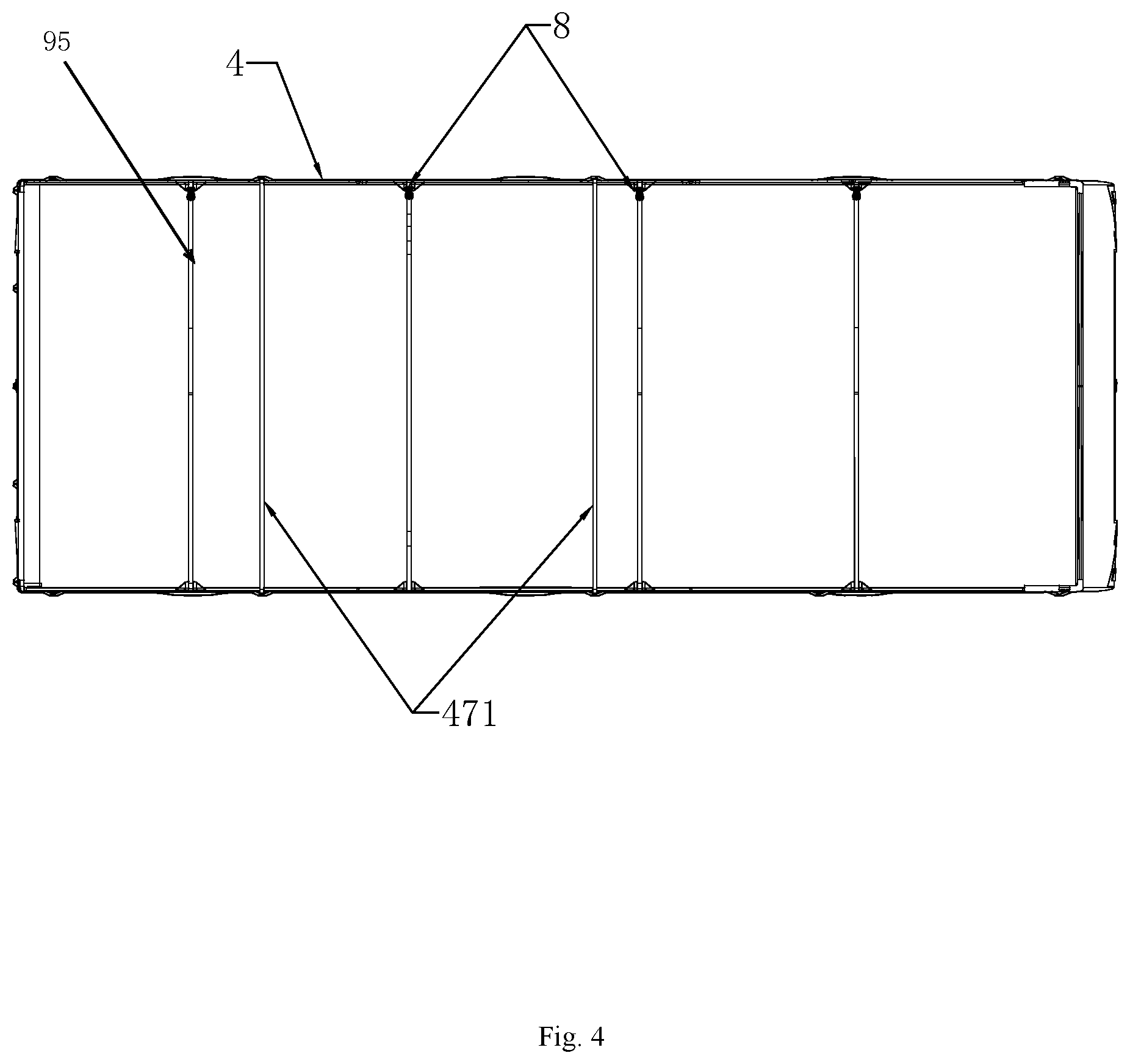 Patent US12325292 Figure 4 – Vehicle cover