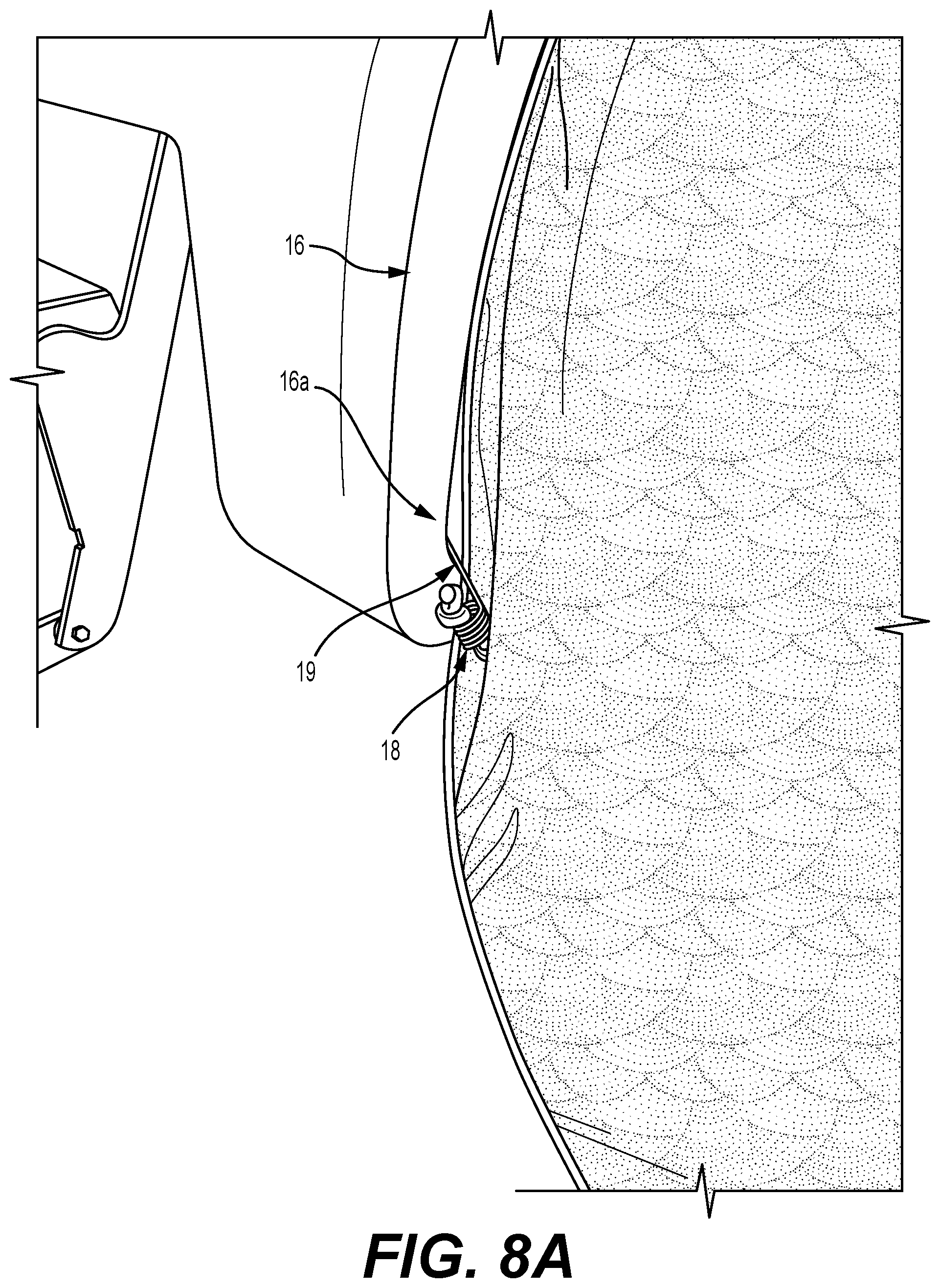 Patent US12325293 Figure 8 – Tire sun shield