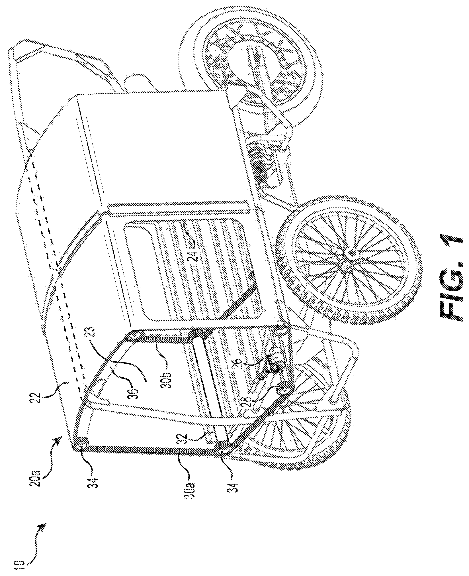 Patent US12325294 Figure 1 – Transportable enclosure with rotary door