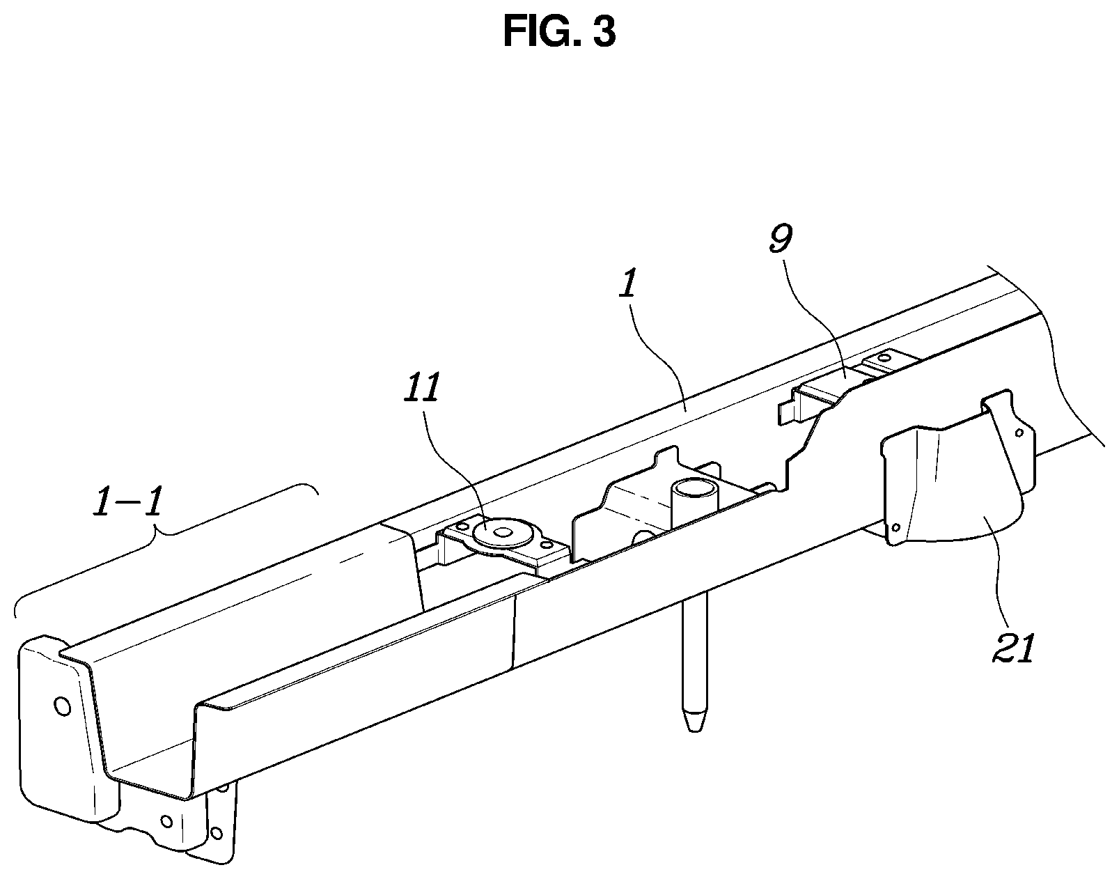 Patent US12325297 Figure 3 – Mounting structure for fuel storage device of vehicle