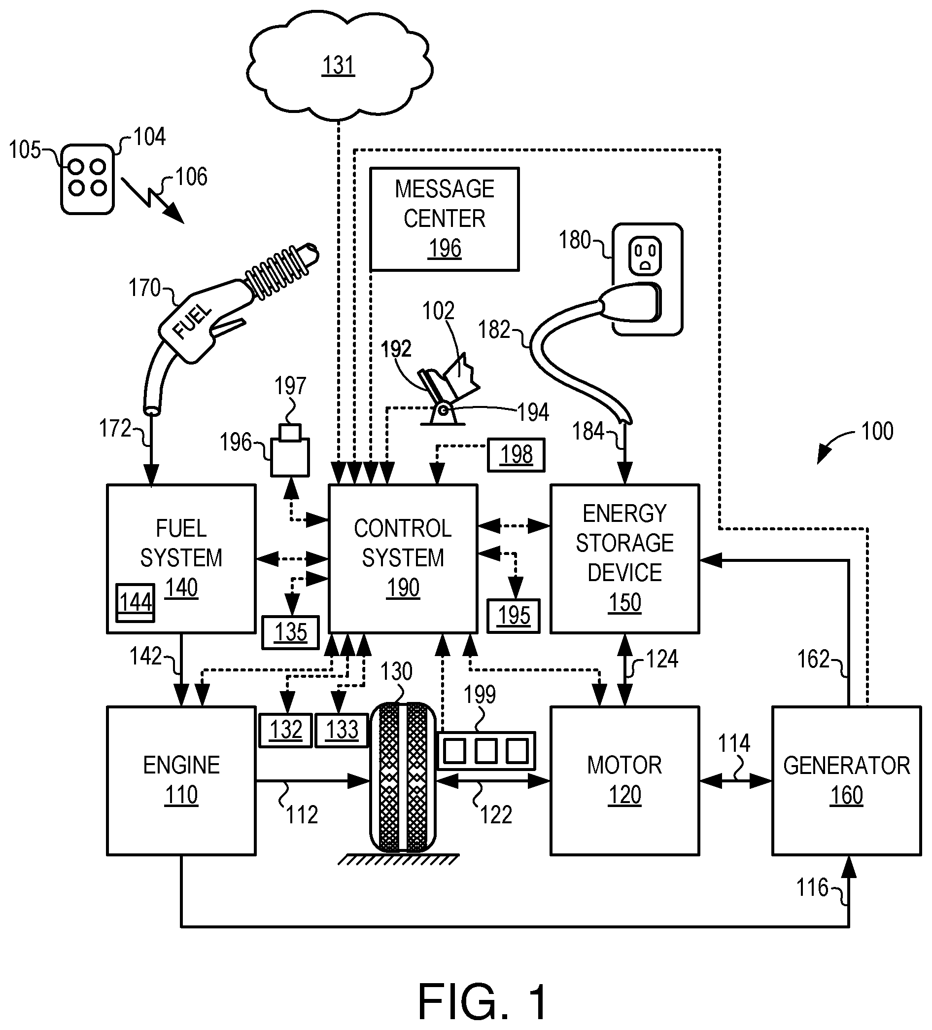 Patent US12325298 — Methods and systems for fuel system — Figure 1