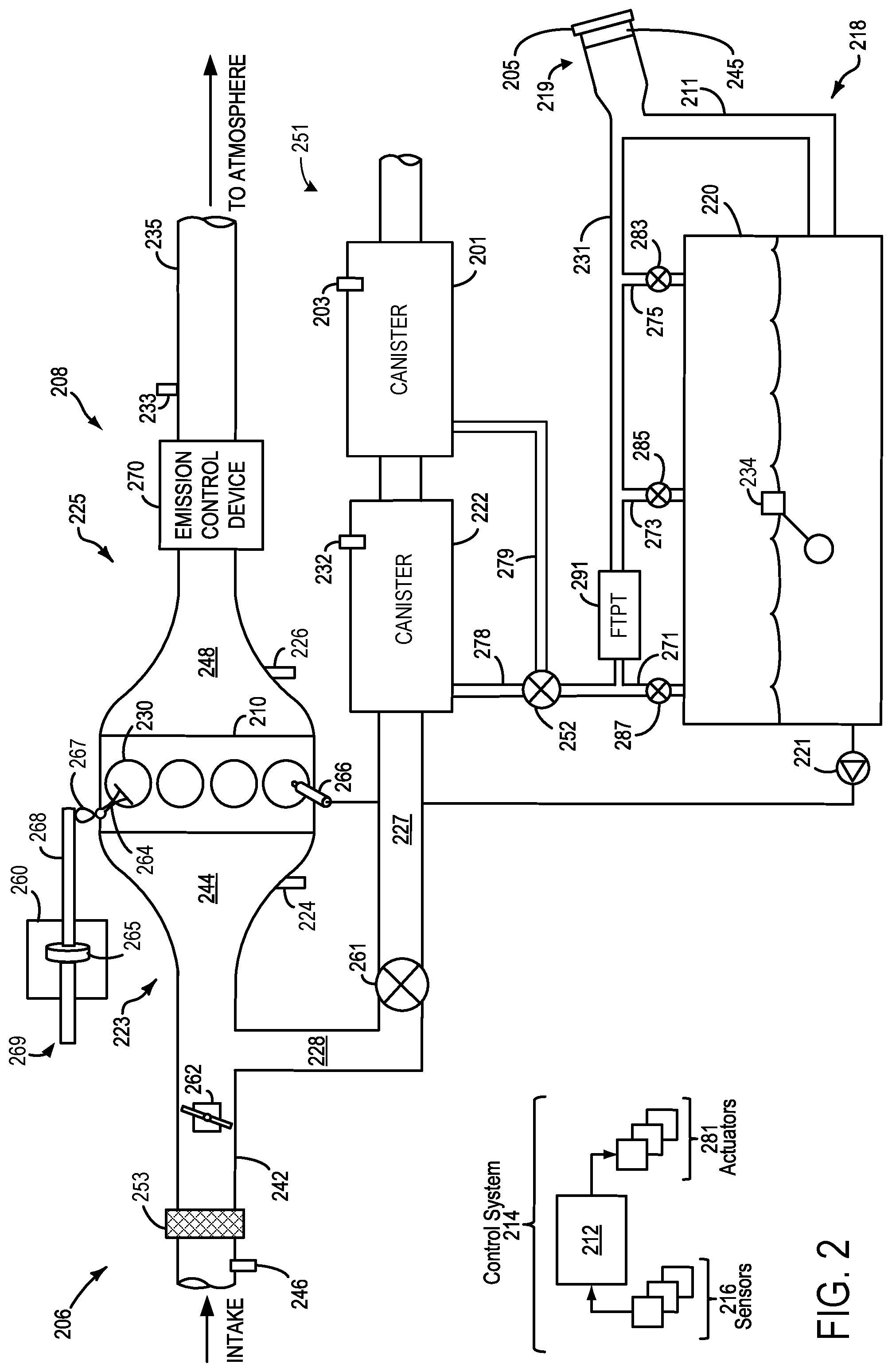 Patent US12325298 Figure 2 – Methods and systems for fuel system