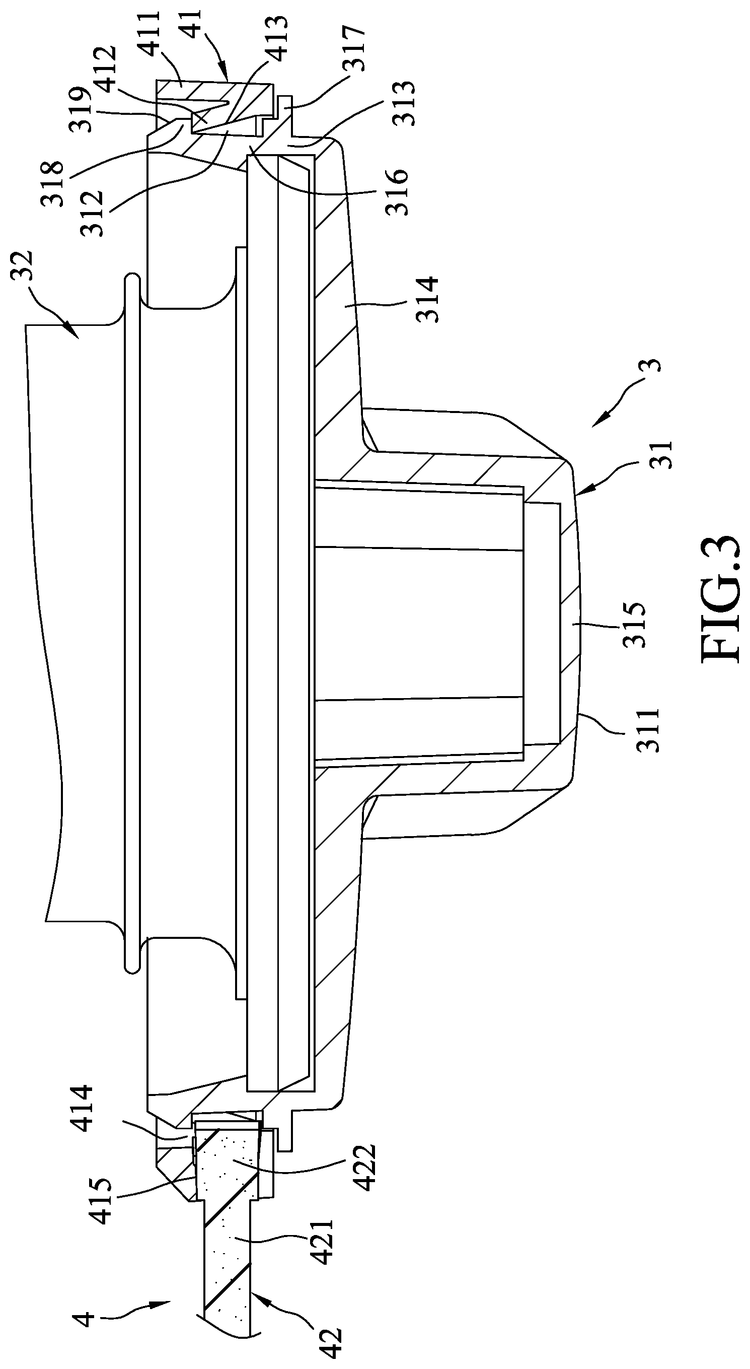 Patent US12325299 Figure 3 – Fuel tank cap