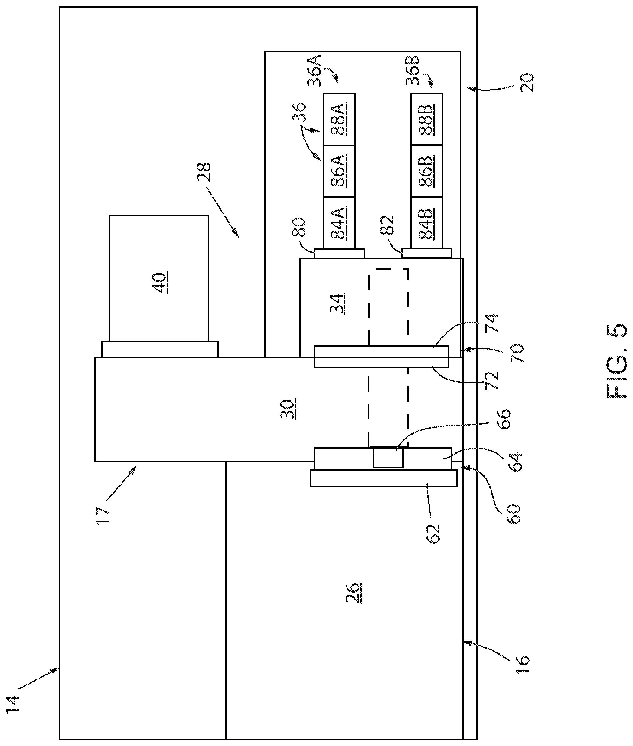 Patent US12325301 Figure 5 – Hybrid industrial machine powertrain
