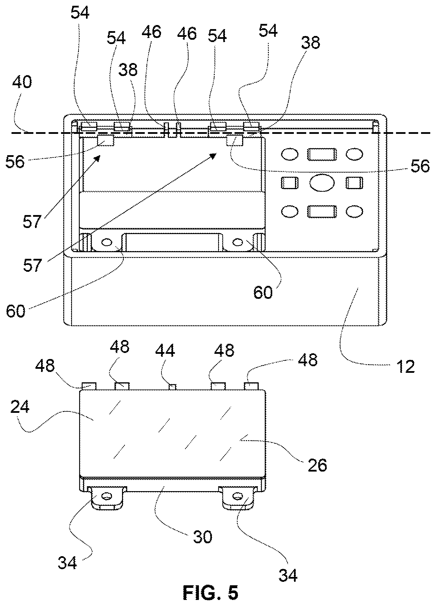 Patent US12325303 Figure 4 – Operating unit for a vehicle